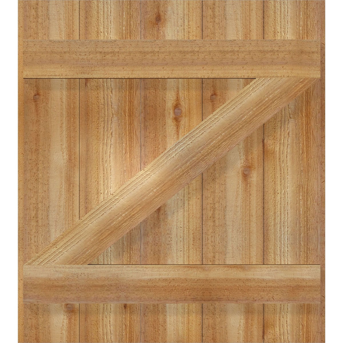 Ekena Millwork RBJ06Z26X030RWR Exterior-Shutters - View #5
