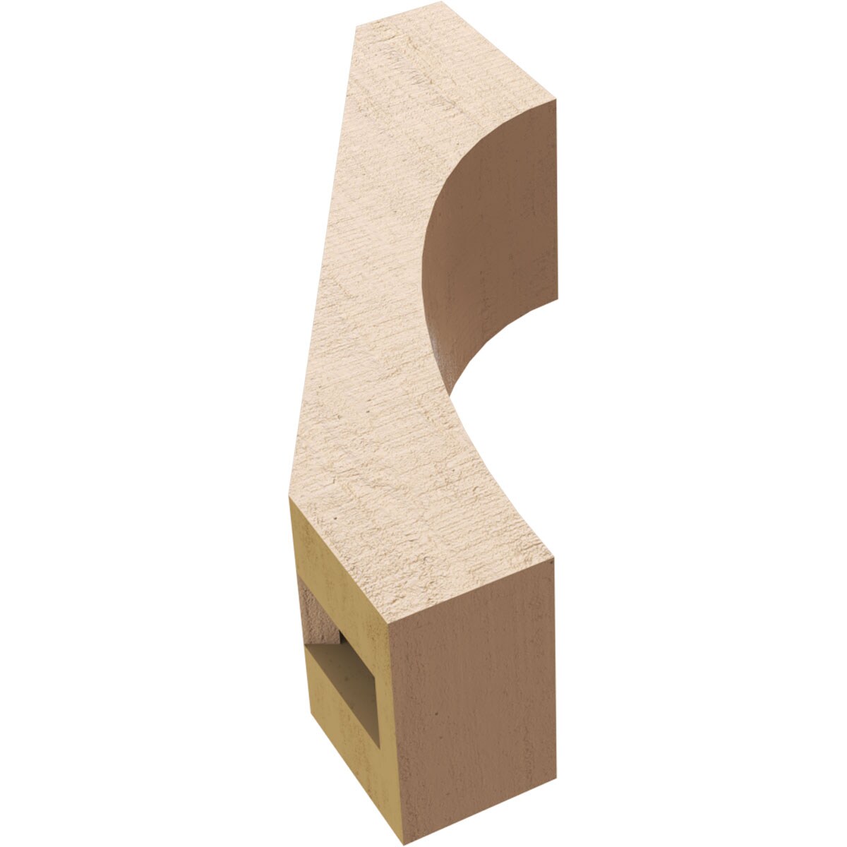 Ekena Millwork BRCUR03X06X10WTLRCPR braces - View #7