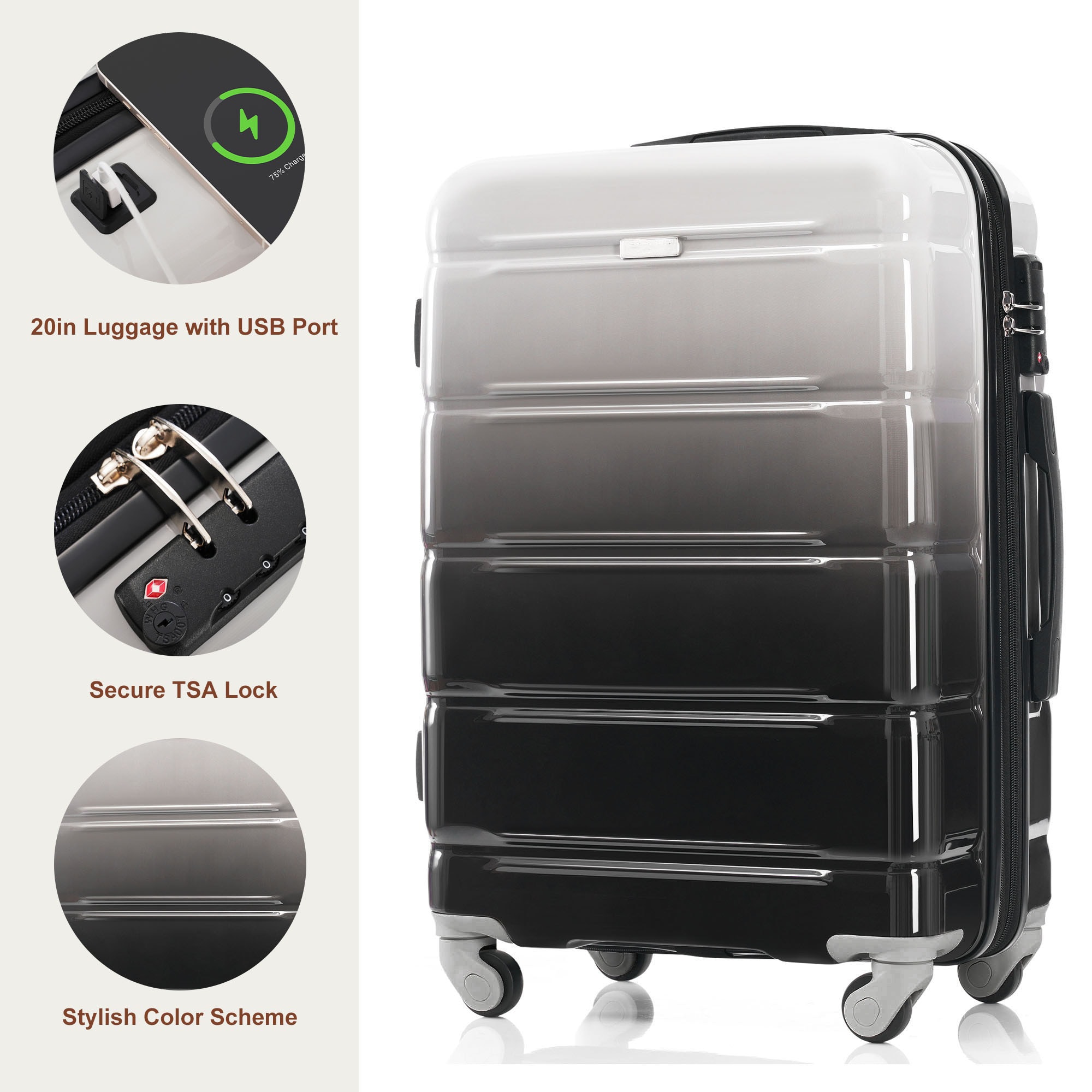 SINOFURN SYD9400012SL Luggage-And-Luggage-Sets - View #6
