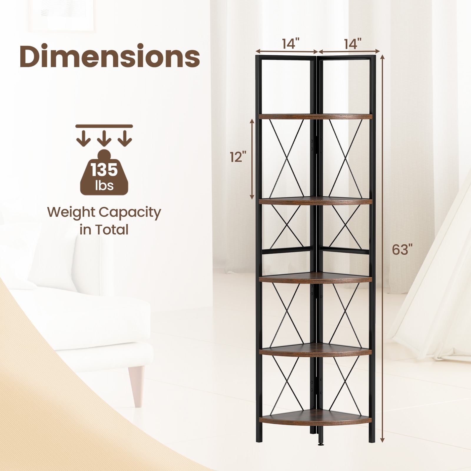 Slickblue D-CO-FC20021VJ bookcases - View #5