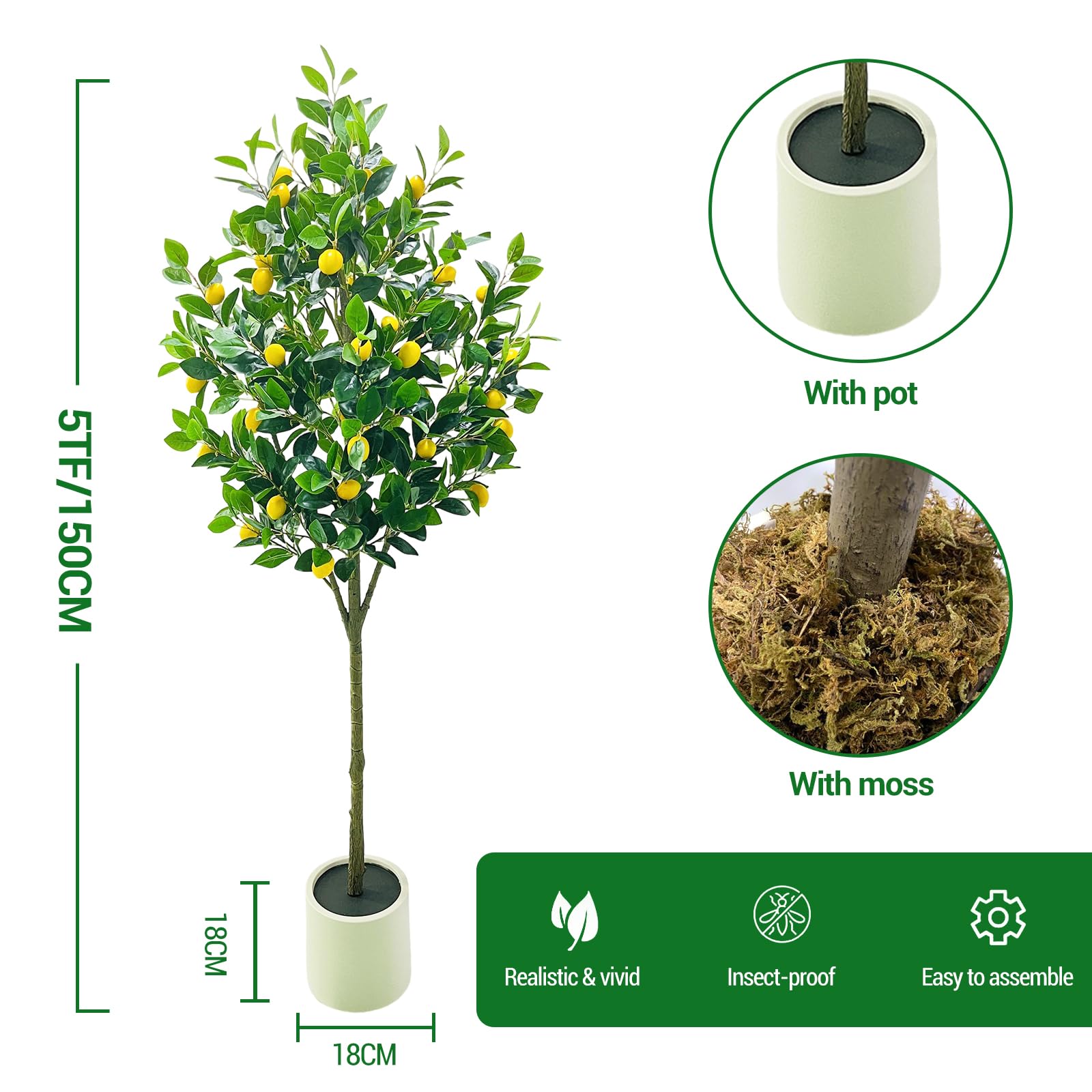 Garvee JDSADA321 Artificial-Plants-Trees - View #2