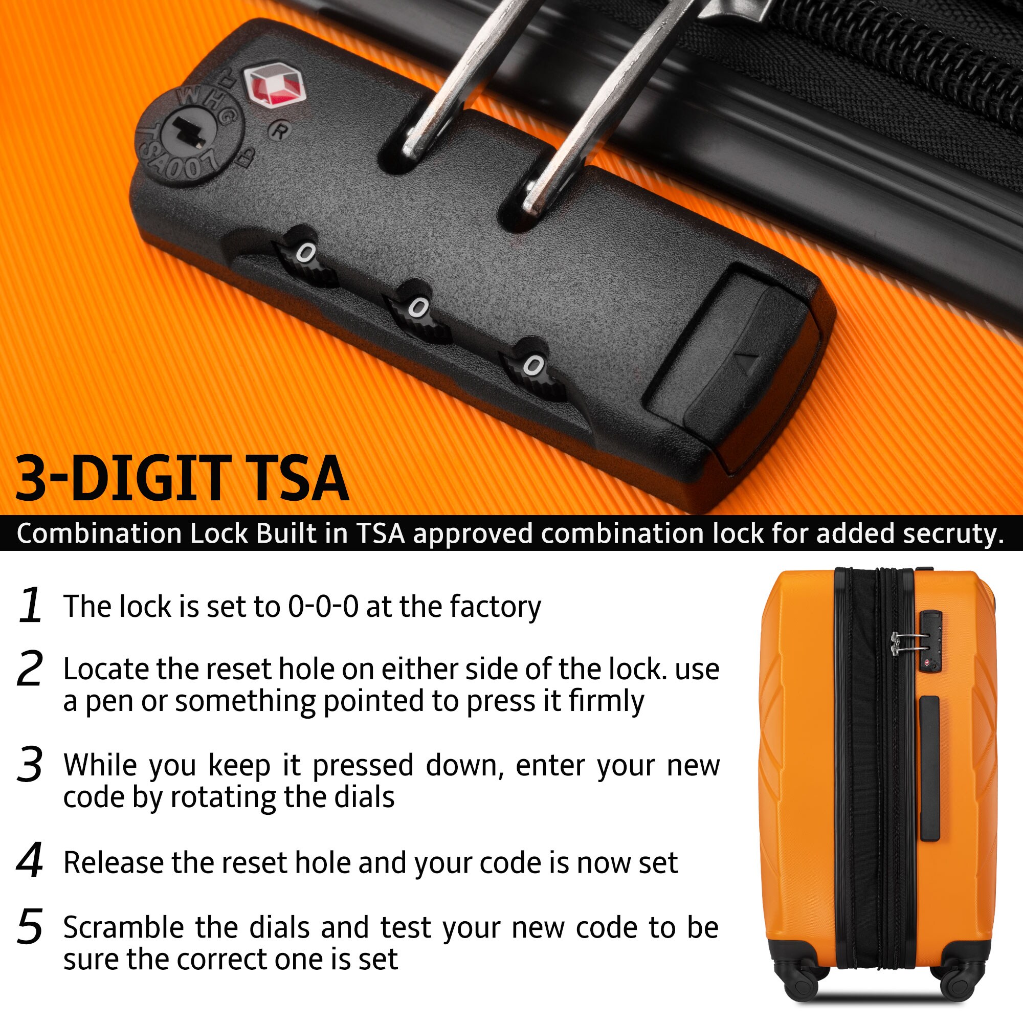 CASAINC MRS-PP191934AAG Luggage-And-Luggage-Sets - View #2