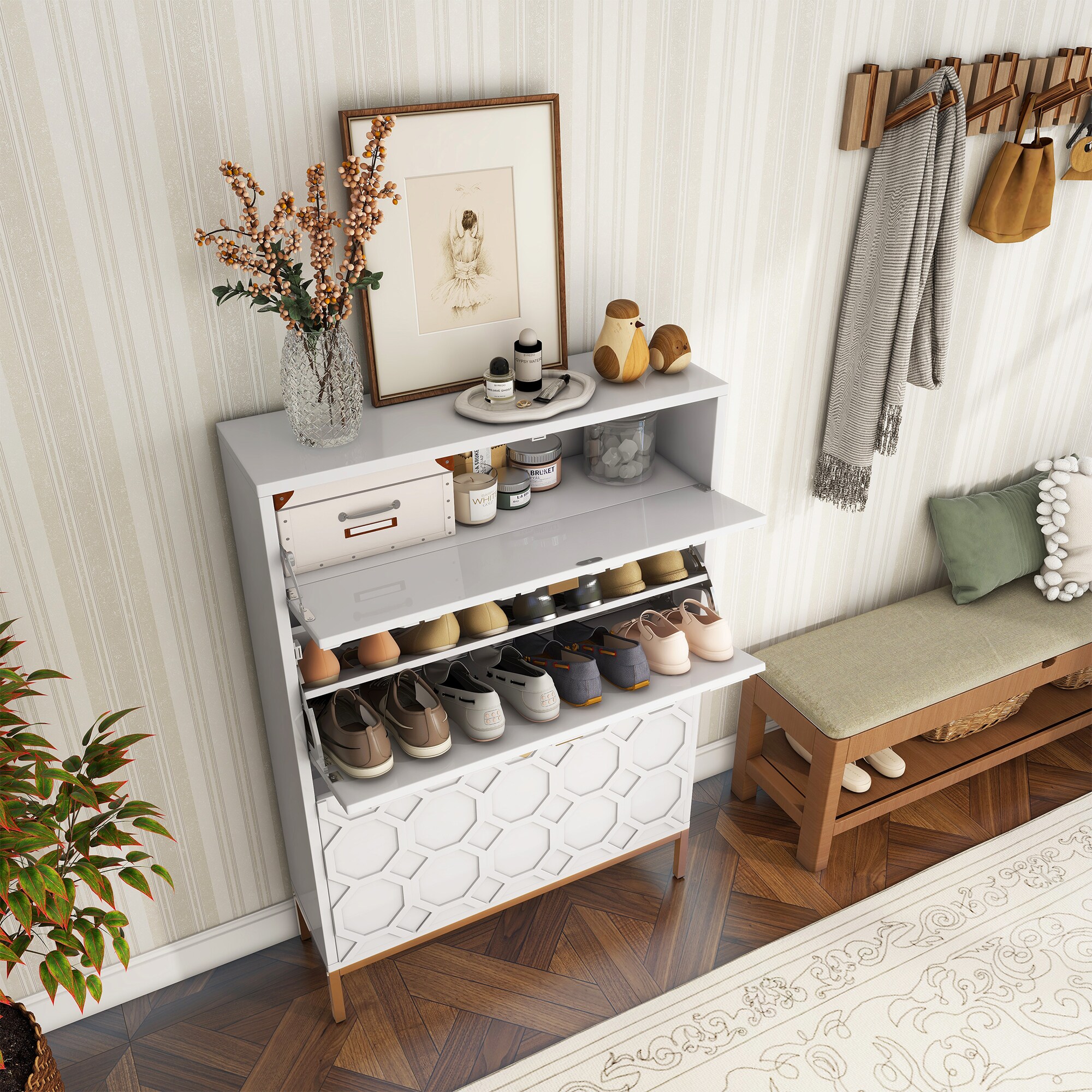 Clihome CL-JH-XG2-WH-N Shoe-Racks - View #10