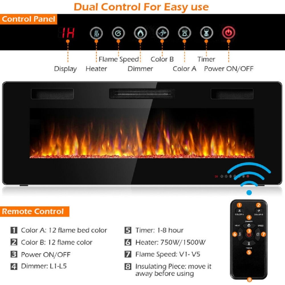 Forclover ALHY-FP05 Electric-Fireplaces - View #4
