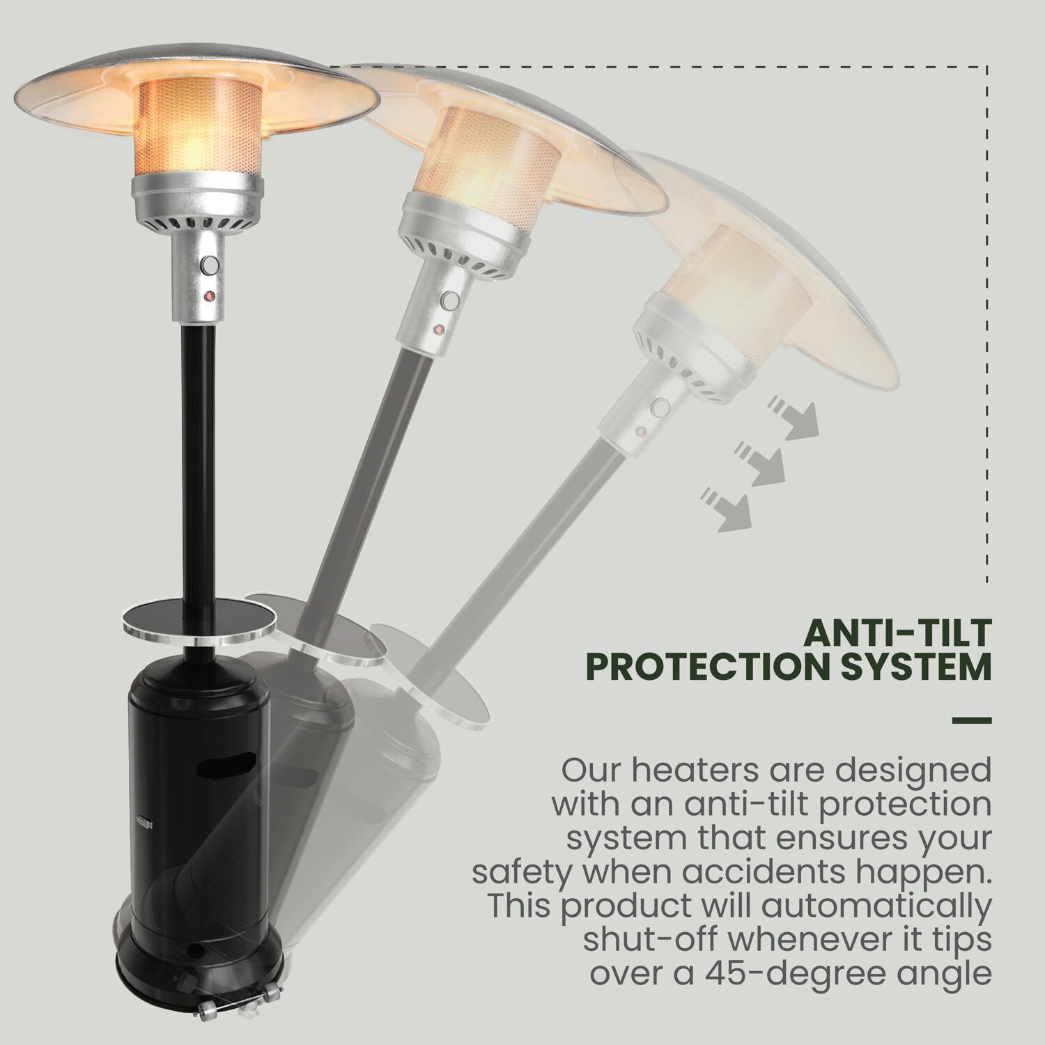 Hanover HAN004BLK Outdoor-Gas-Patio-Heaters - View #3