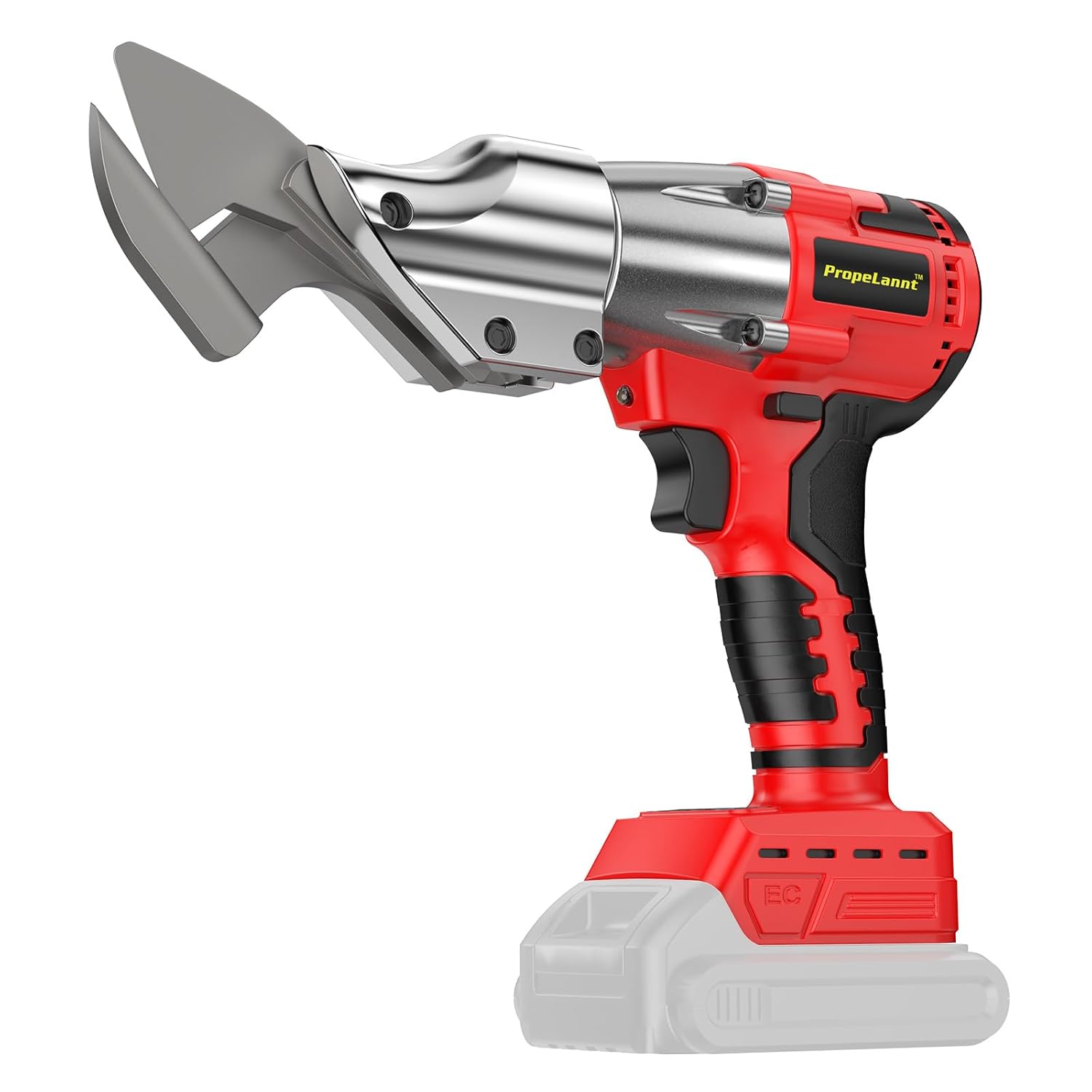 HARDELL Cordless Metal Shears for Milwaukee M18 18V Battery 14GA Capacity 400Nm Brushless Motor 360-Degree Pivoting Head Cuts Steel Aluminum PVC Leather Cardboard Tool Only