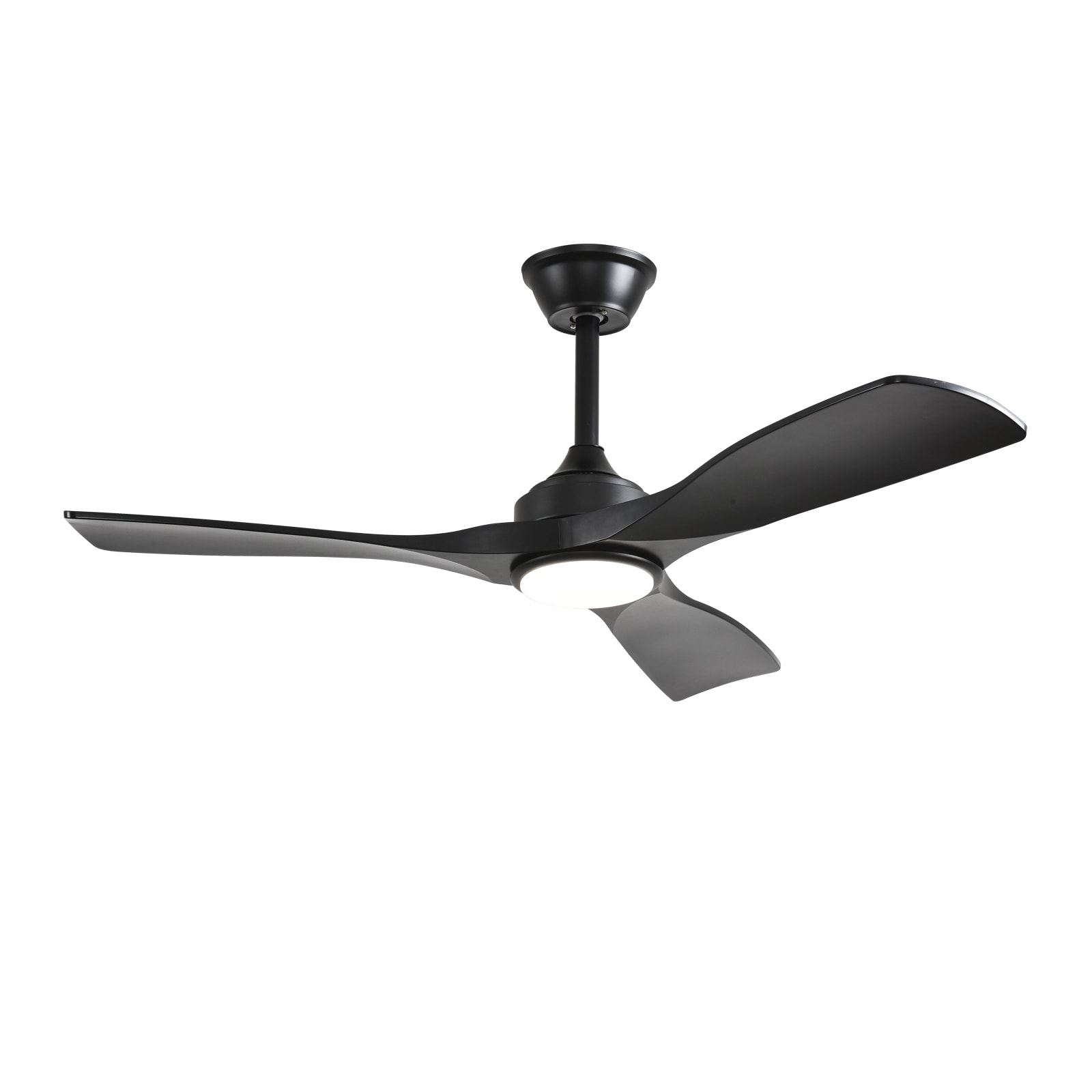 Dovanpaul 42 inch Black Modern Ceiling Fan with Light and Remote