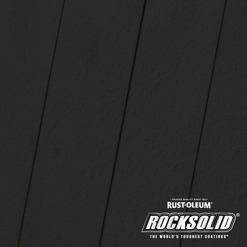 Rust-Oleum RockSolid 20X Deck Resurfacer Pre-tinted Black Solid ...