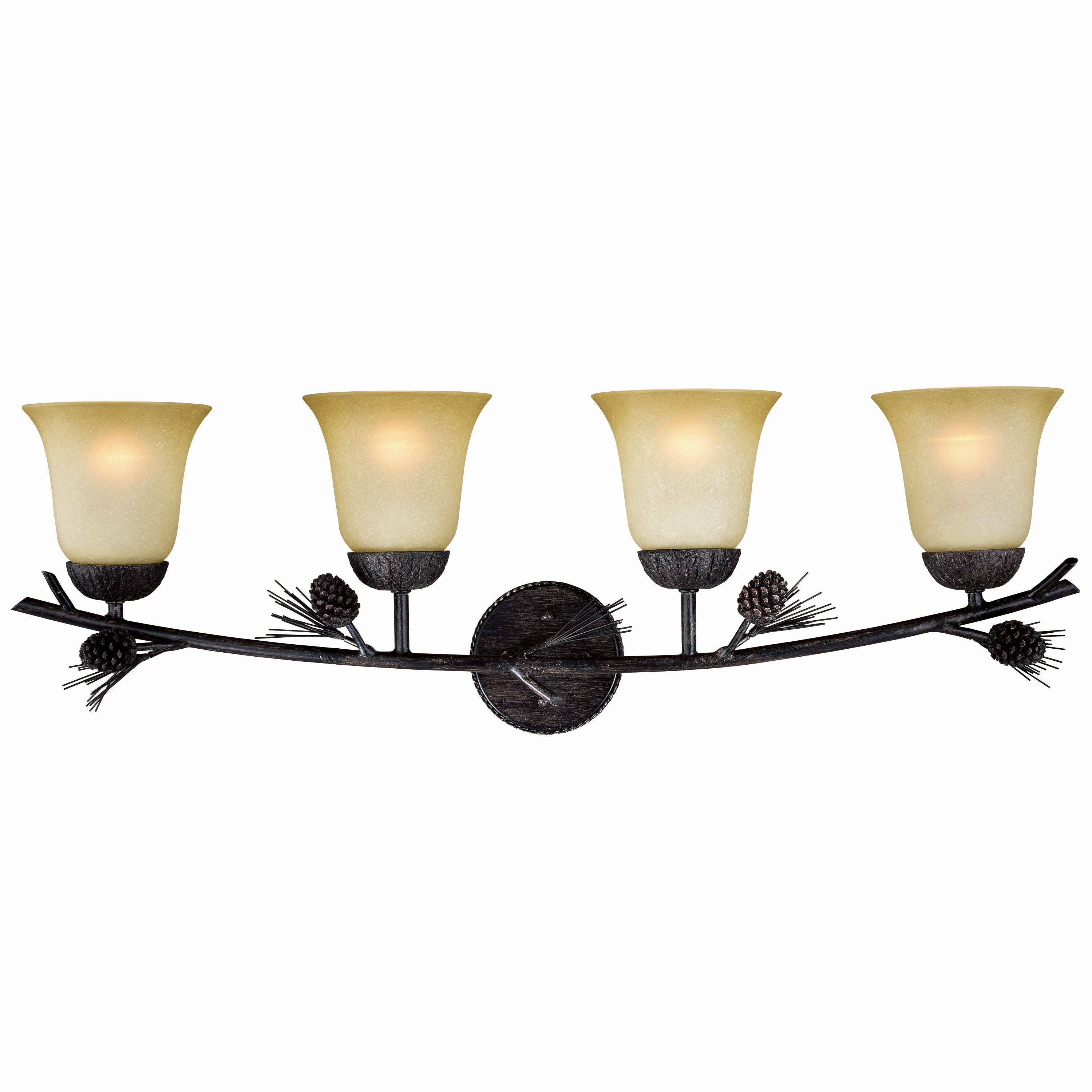 Cascadia W0270 Sierra 33-in 4 -Light Matte Bronze Rustic Vanity light