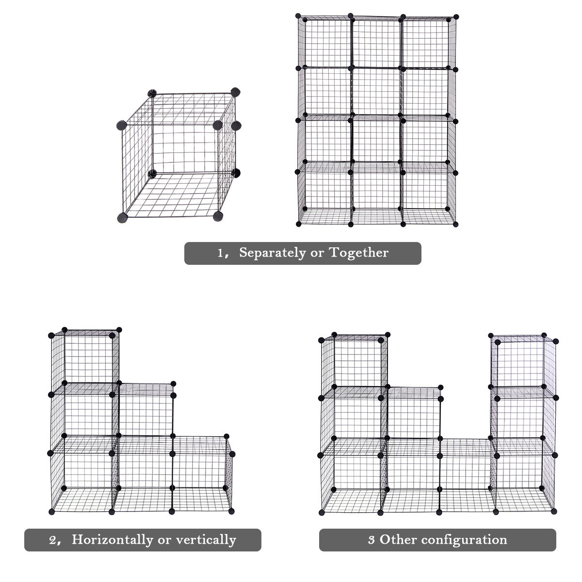 Goplus OGY01703 Laminate-Storage-Cubes - View #3