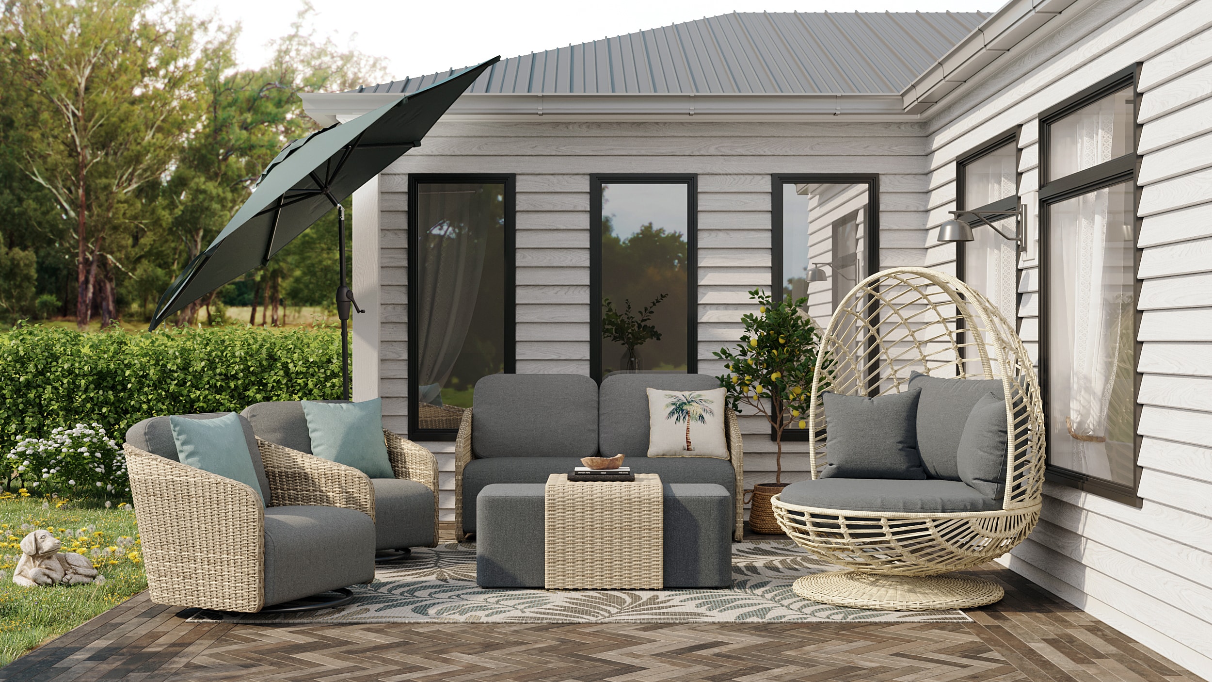 Origin 21 LG-24511-LC Patio-Conversation-Sets - View #8
