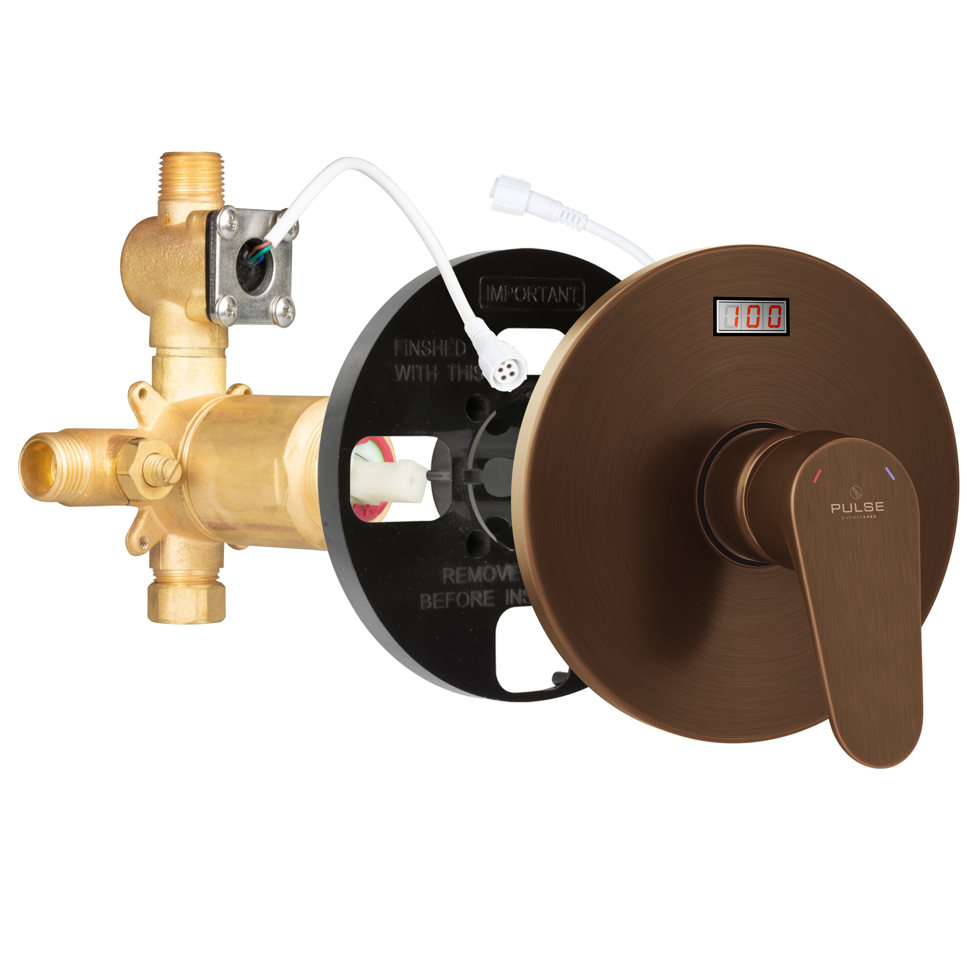 PULSE 3002-RIV-PB-ORB 1/2-in ID MNPT x 1/2-in OD MNPT Brass Pressure balancing valve