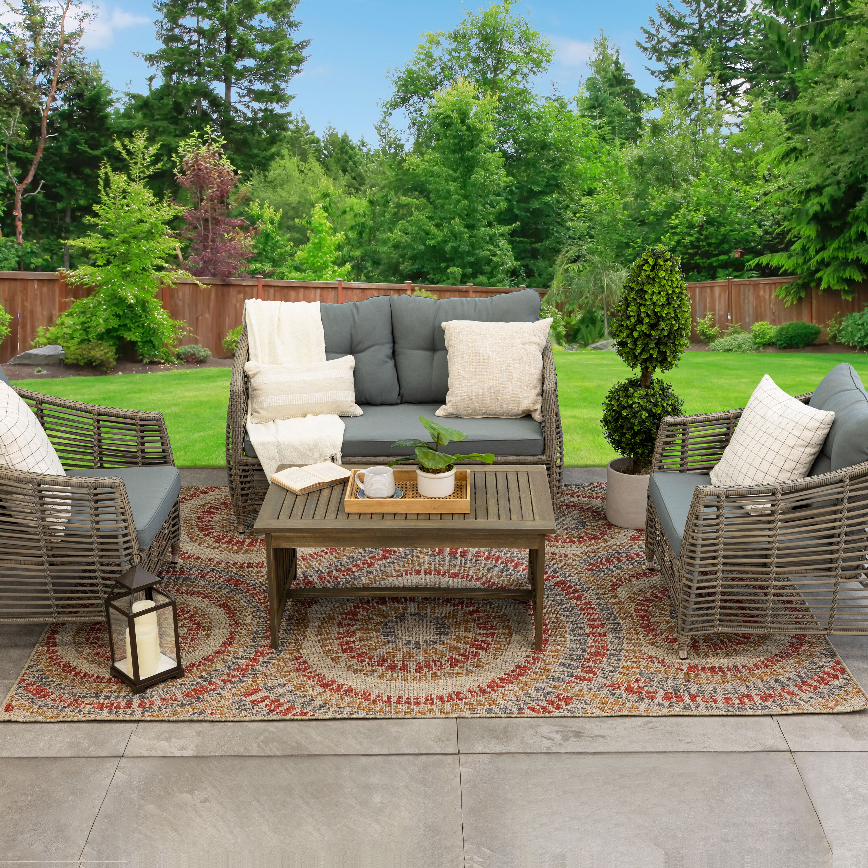 allen + roth with STAINMASTER 92320 1110 047072 rugs - View #8