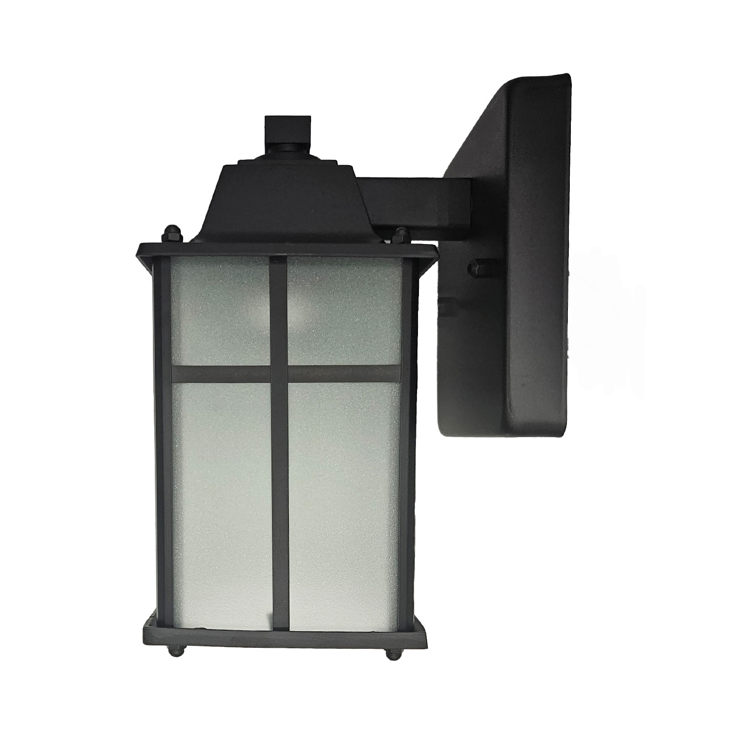 Whitfield Lighting Jordan 8.25-in H Black Medium Base (E-26) Outdoor Wall Light