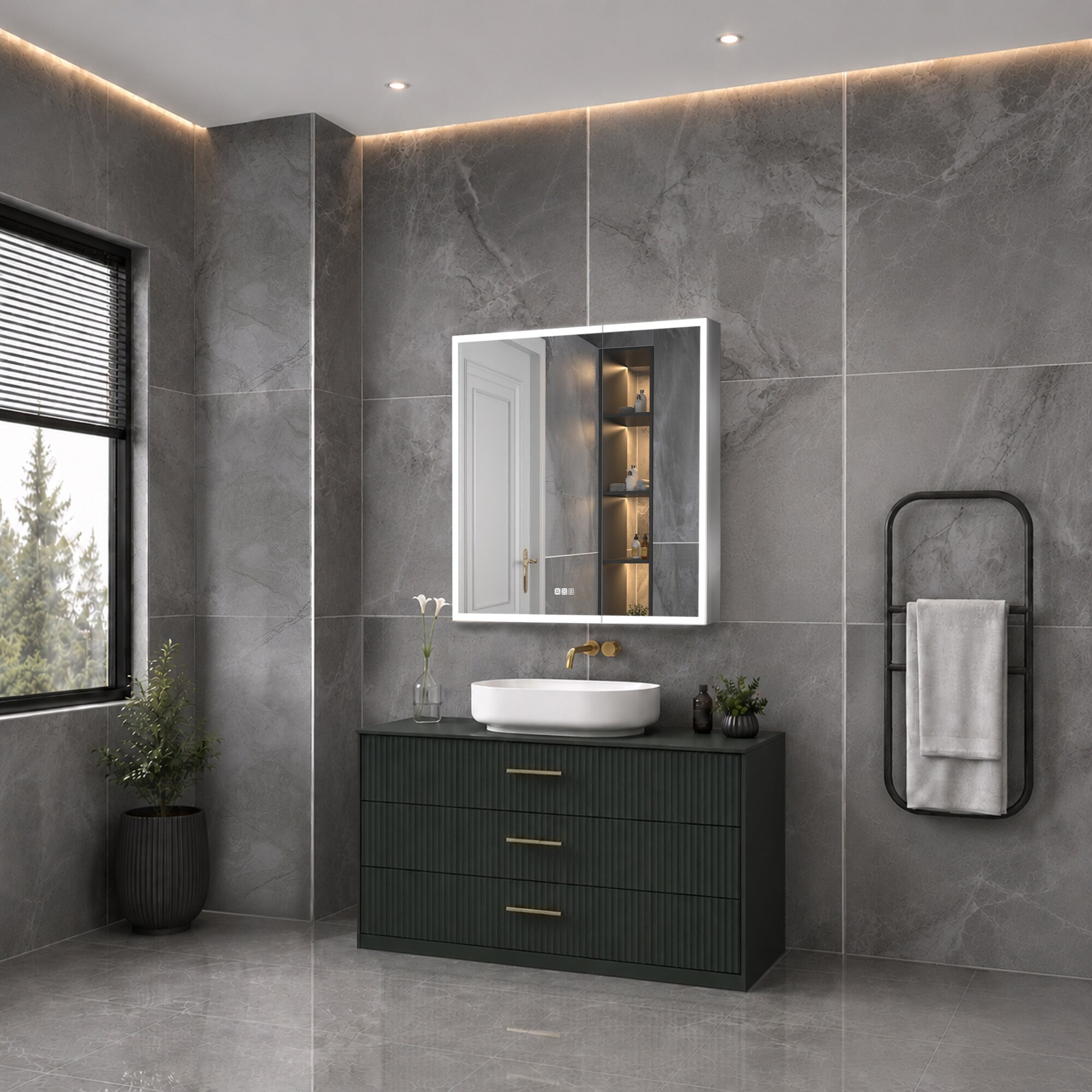ExBrite EXMC3636V12DX Bathroom-Medicine-Cabinets - View #16
