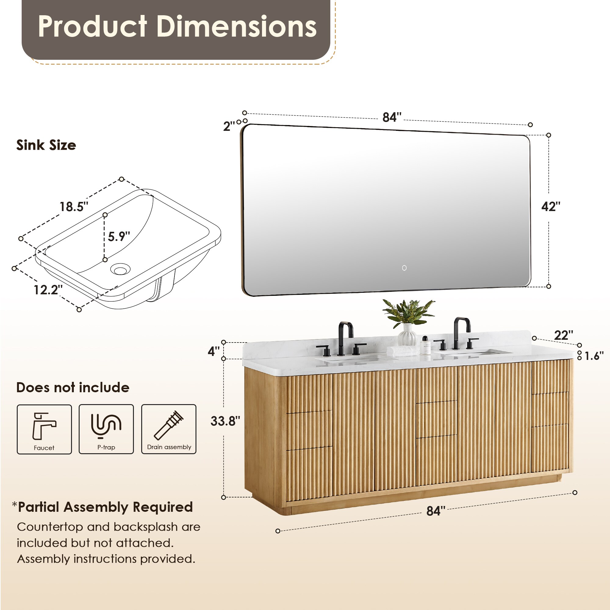 Altair 580084-WL-GW Bath-Vanity-Combo - View #14