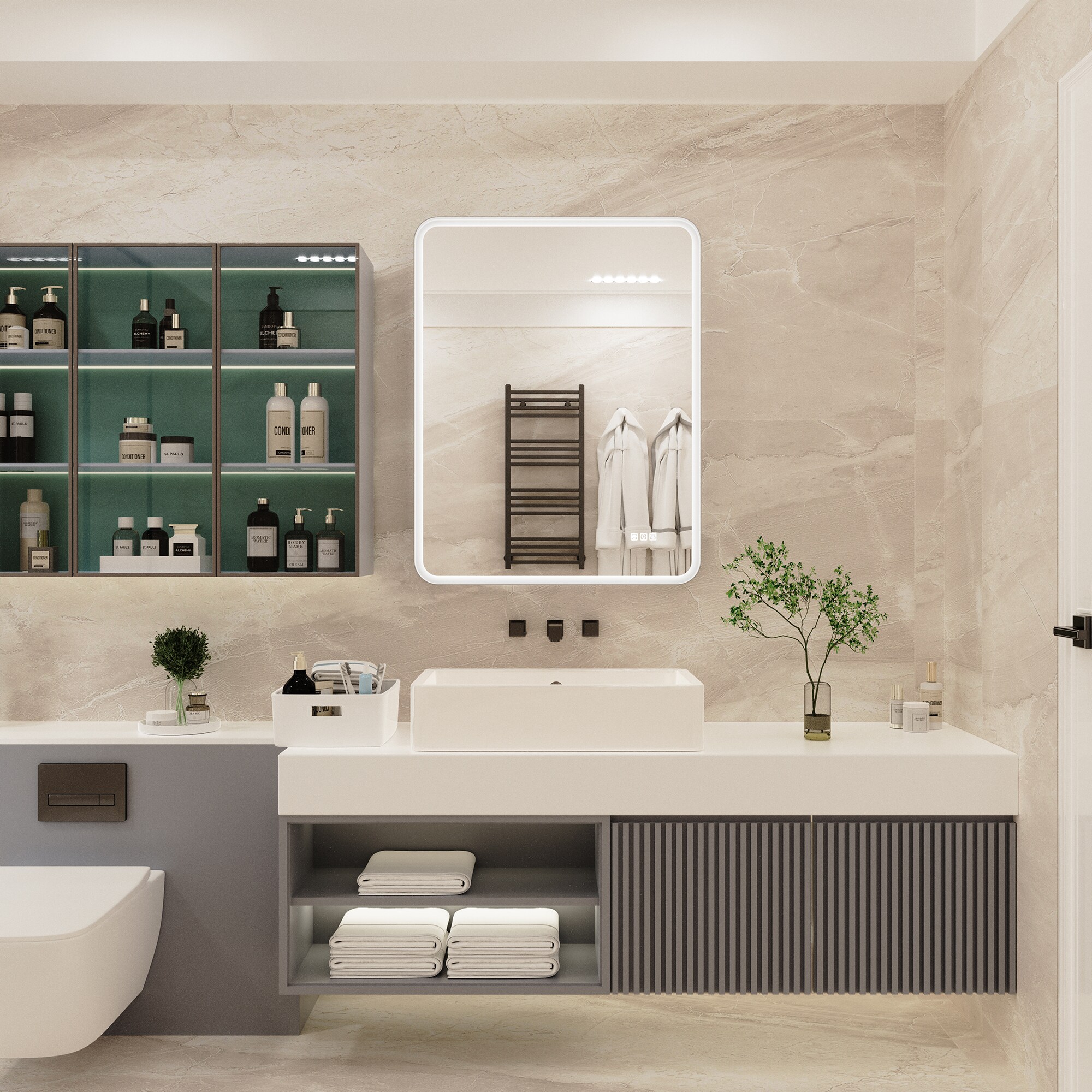 ExBrite X4BM3036 Framed-Bath-Mirrors - View #8