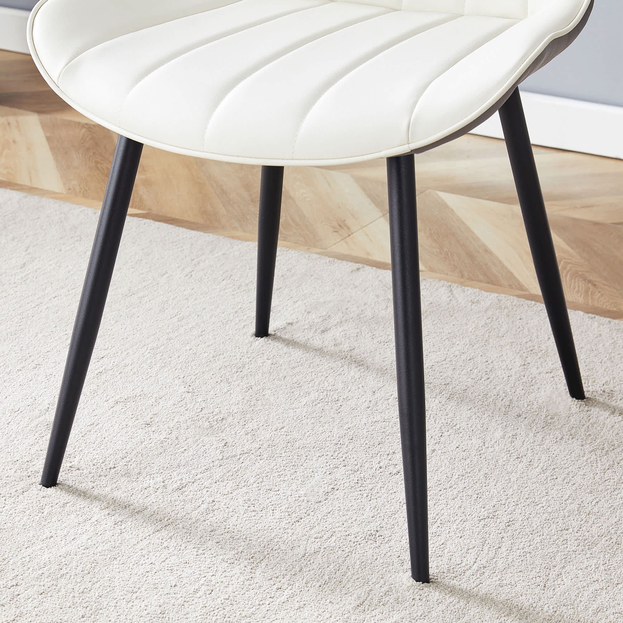 Vynxaria LEXY0052-DJCY-4WHG Dining-Chairs - View #5