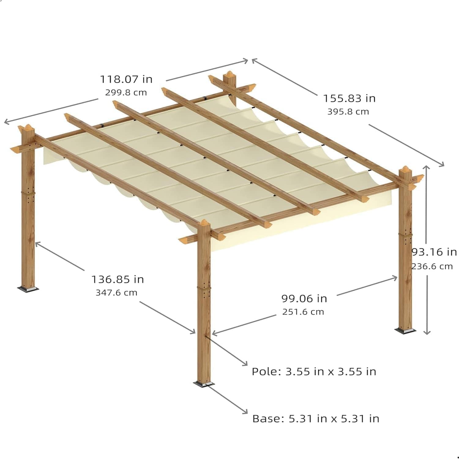 Qeetex LSHQQPHO-335EVGEW Pergolas-2 - View #4