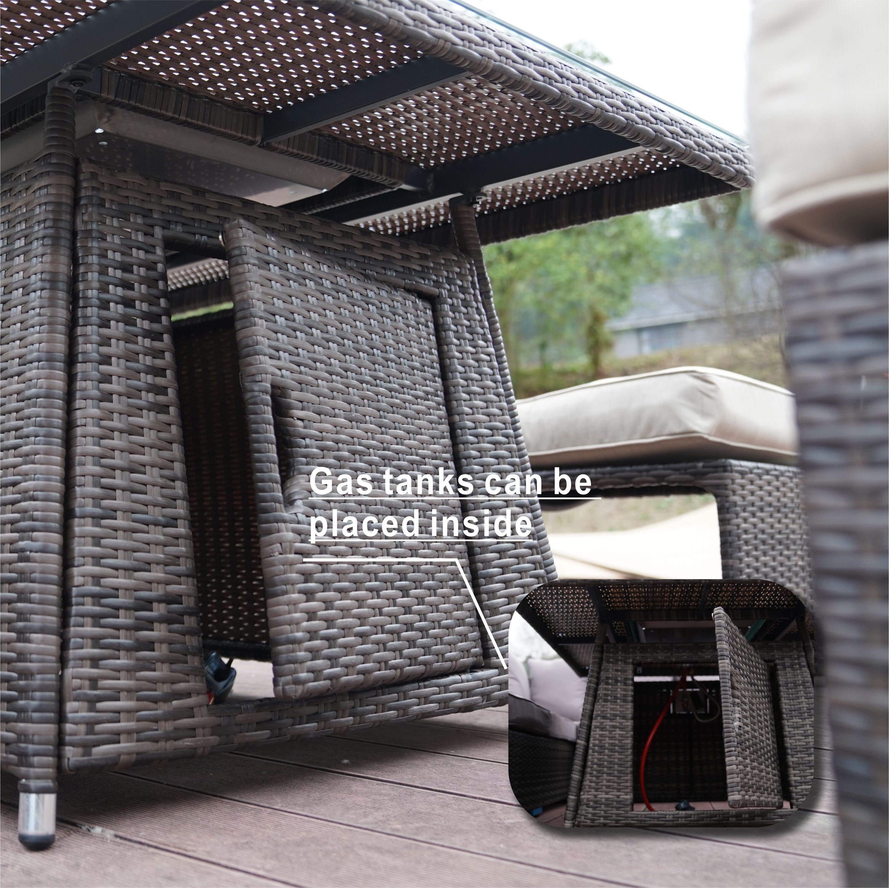 Direct Wicker DWF-16700 Patio-Conversation-Sets - View #9