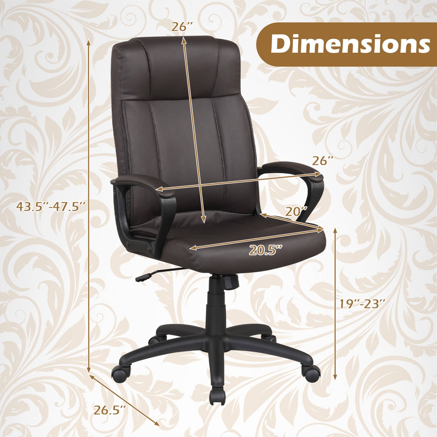 Volenca VOL-IMVKIU Office-Chairs - View #3