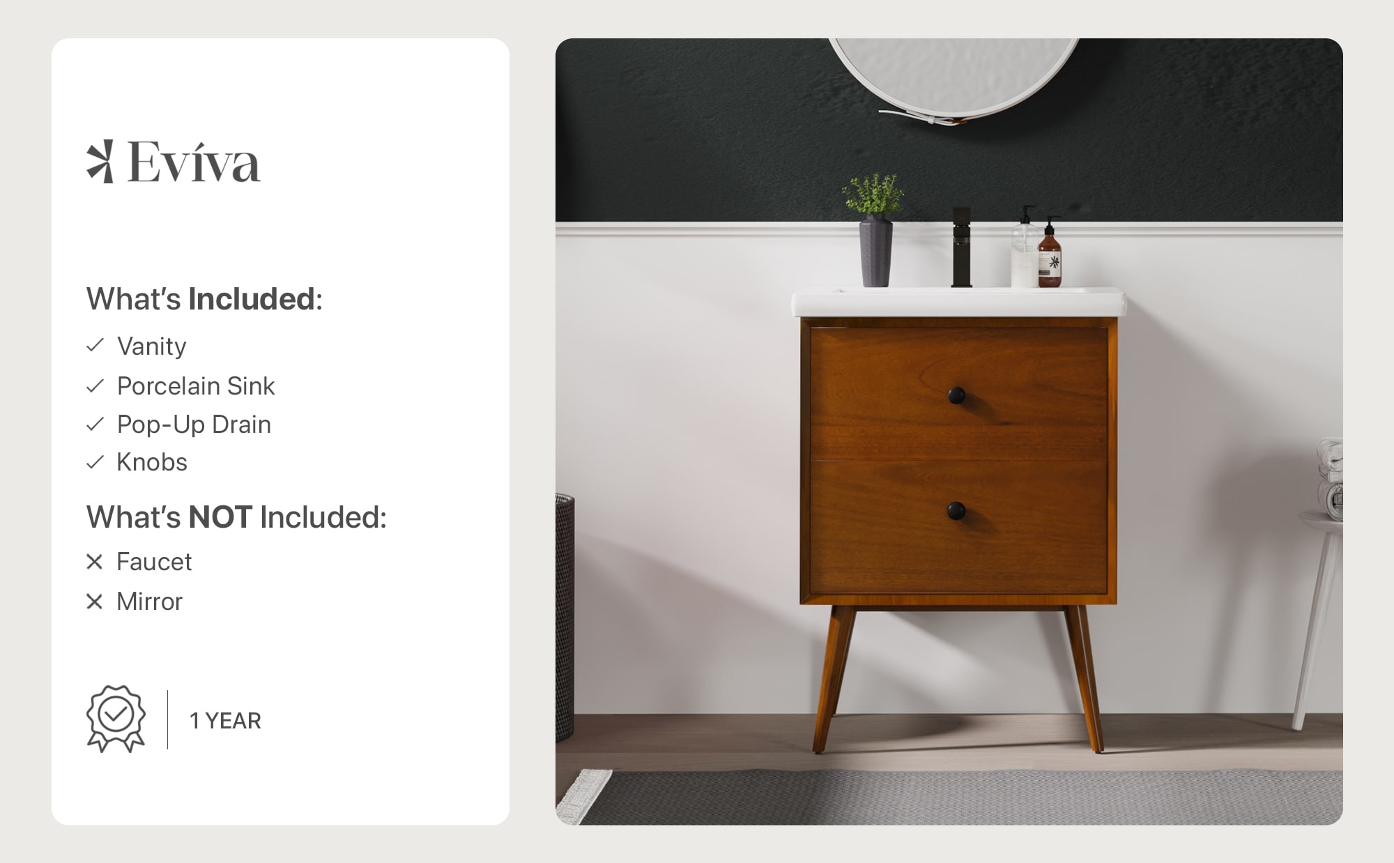 Eviva TVN111-24TK Bath-Vanity-Combo - View #8