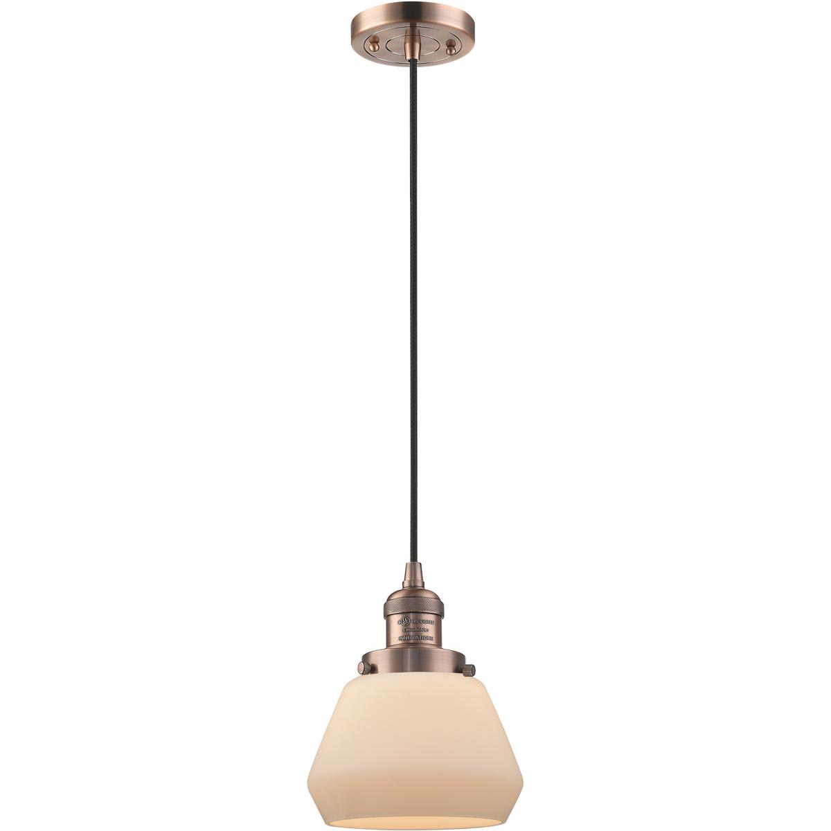 Innovations Lighting 1353626 201C-AC-G171-LED Franklin Restoration Fulton Mini Pendant