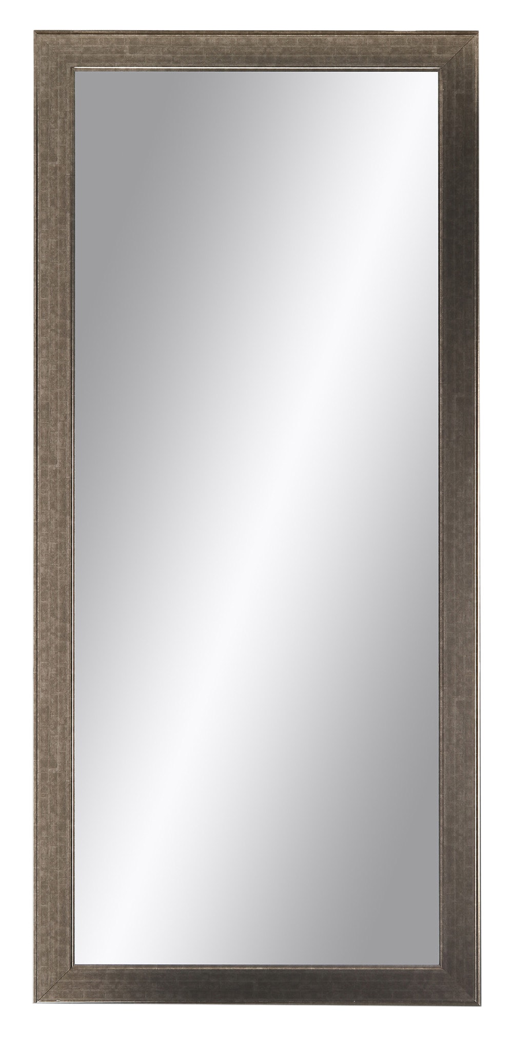 BrandtWorks AV14TALL 32-Inches W x 65.5-Inches H Rectangle Silver/Aged Framed Full Length Vanity Mirror