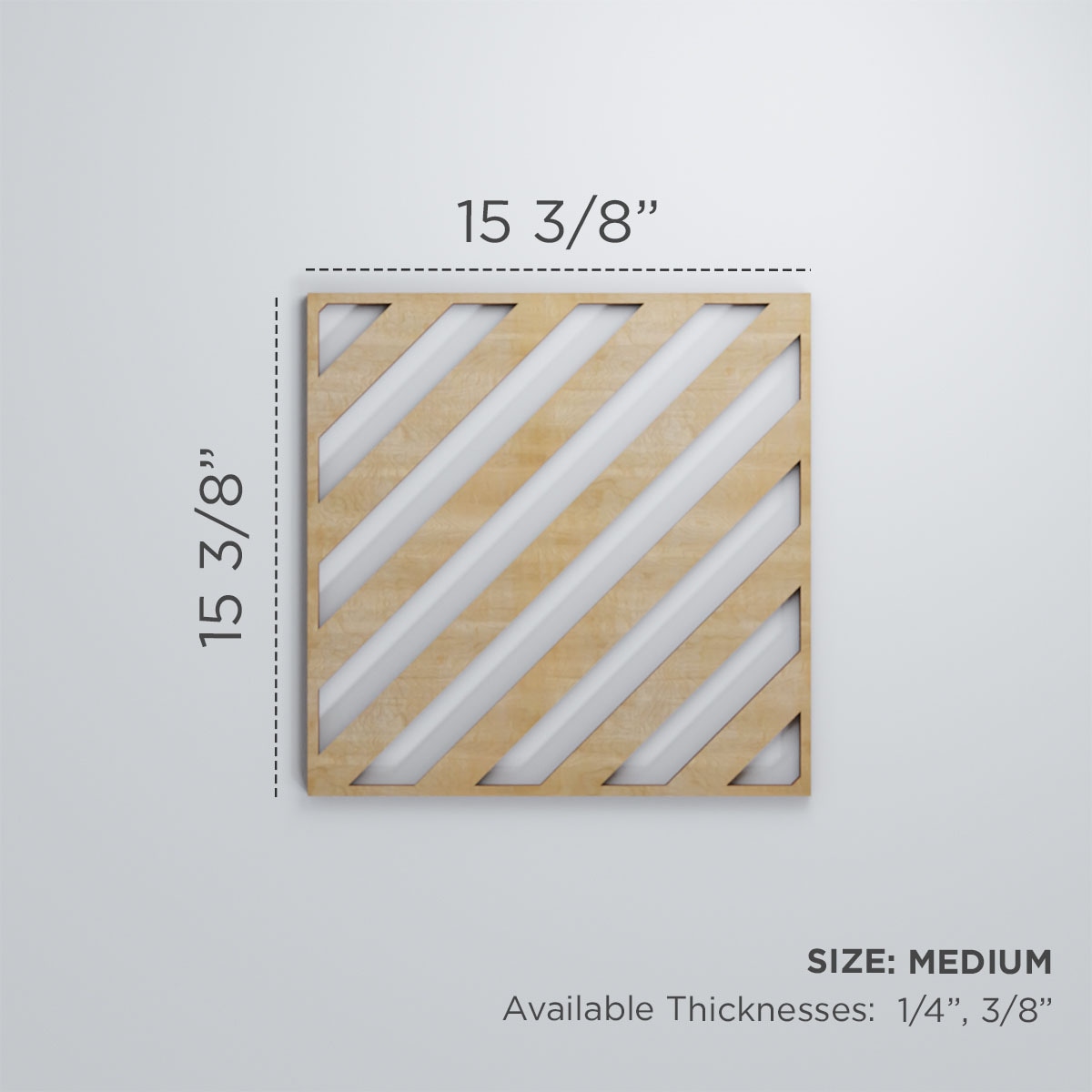 Ekena Millwork WALW16X16X0250RTWHI Wall-Panels - View #3