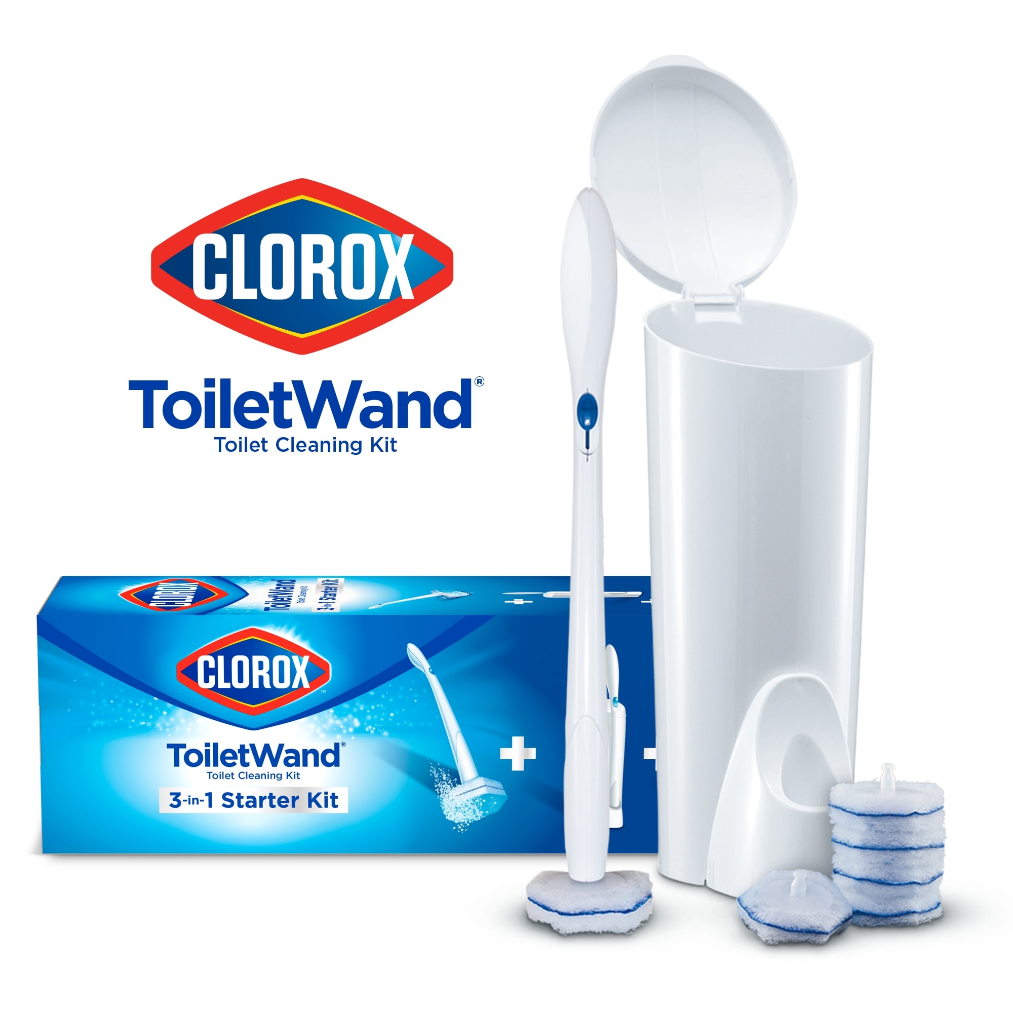 Clorox ToiletWand 3 in 1 Starter Kit Toilet Bowl Cleaner Kit in the Toilet  Bowl Cleaners department at