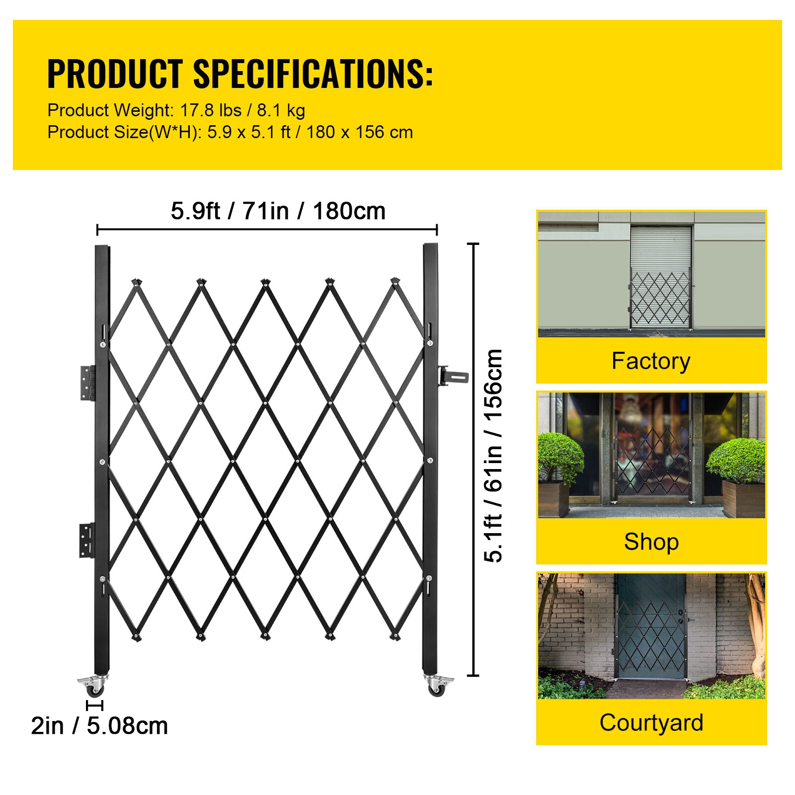 VEVOR SCSSFDMDM1.501163V0 Security-Doors - View #7