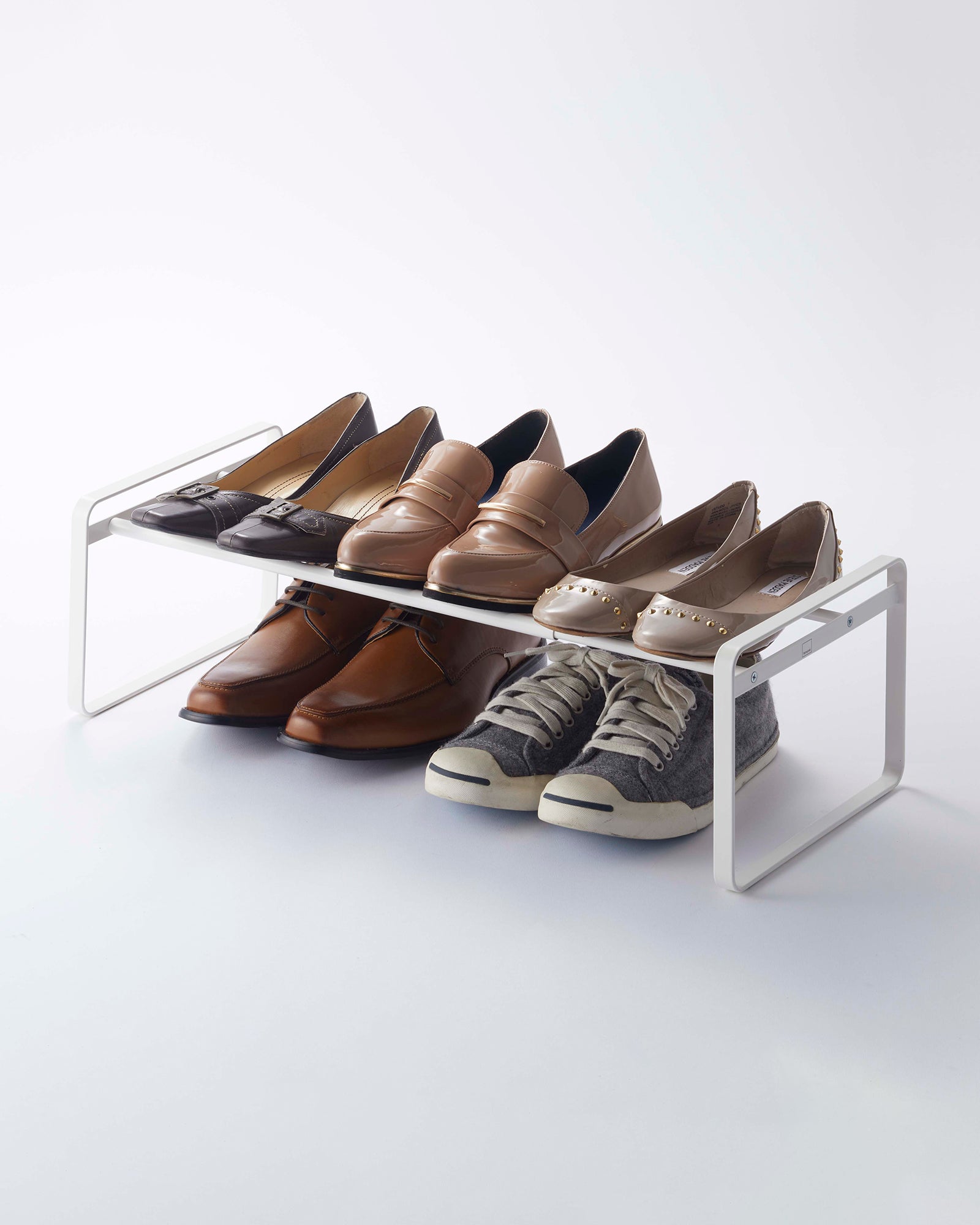 Yamazaki Stackable Shoe Rack 7in H Steel #7209