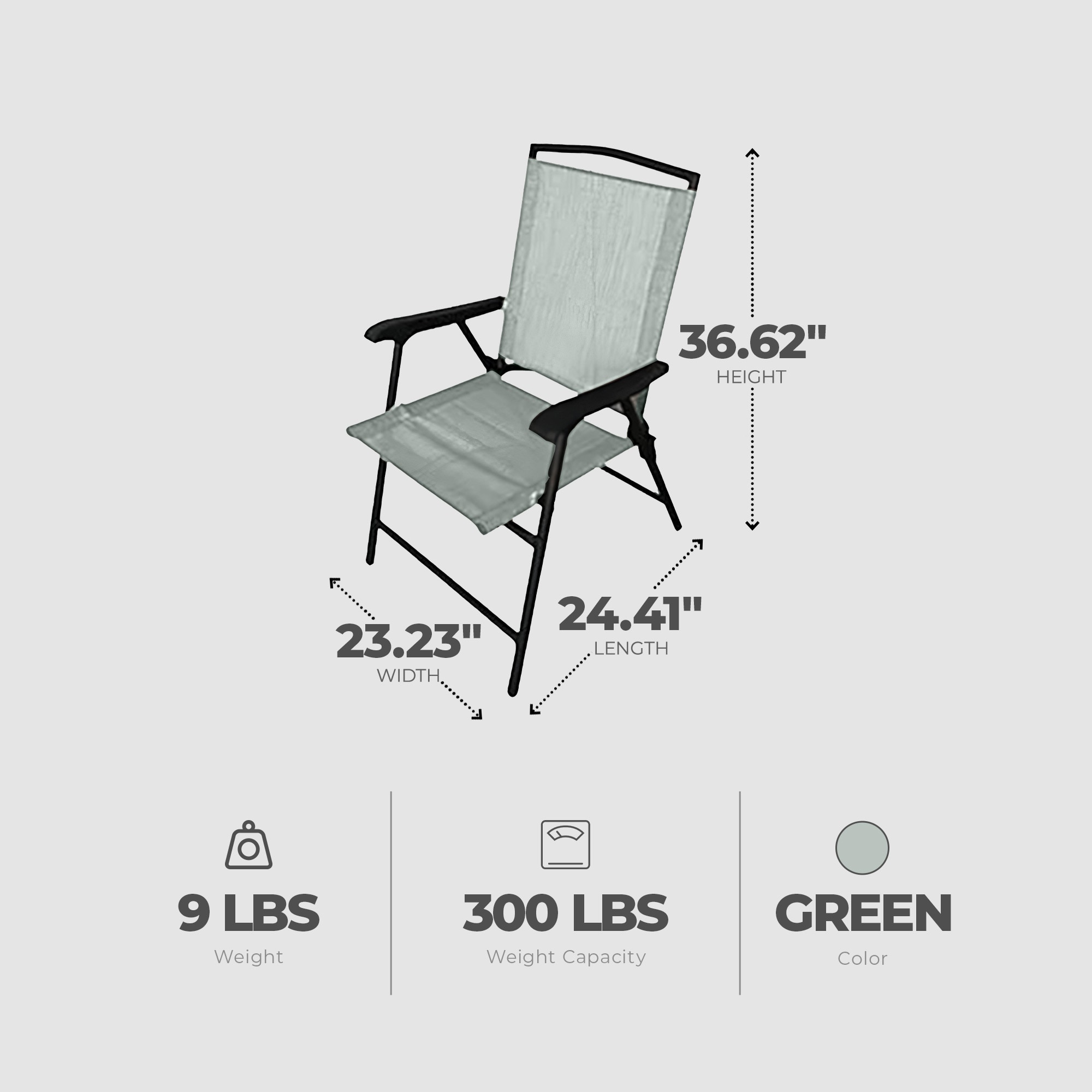 Four Seasons Outdoor Product 399394 Beach-Camping-Chairs - View #3