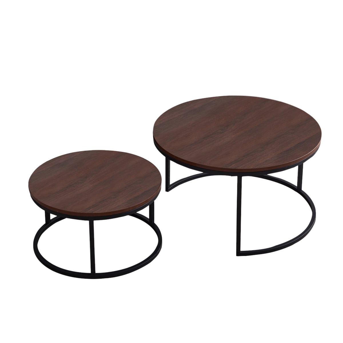 GZMR GZ-W24714242 Brown Wood Modern Coffee Table