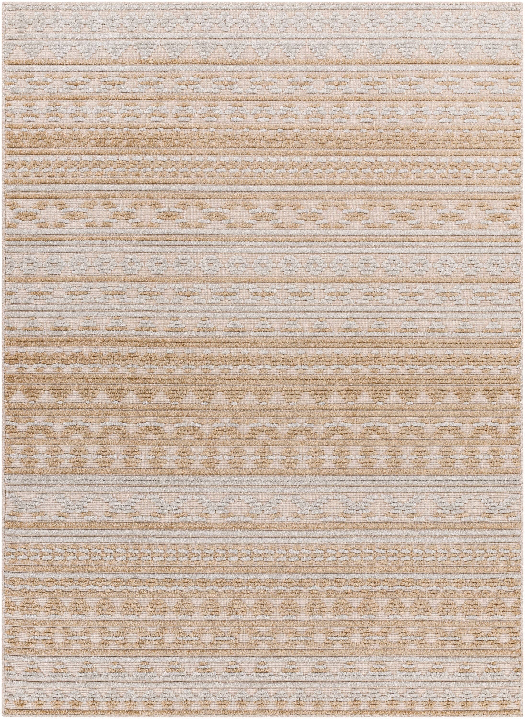 Origin 21 Washable Scania Natural Tan 2 X 3 Tan Indoor Ikat Machine  Washable Area Rug in the Rugs department at