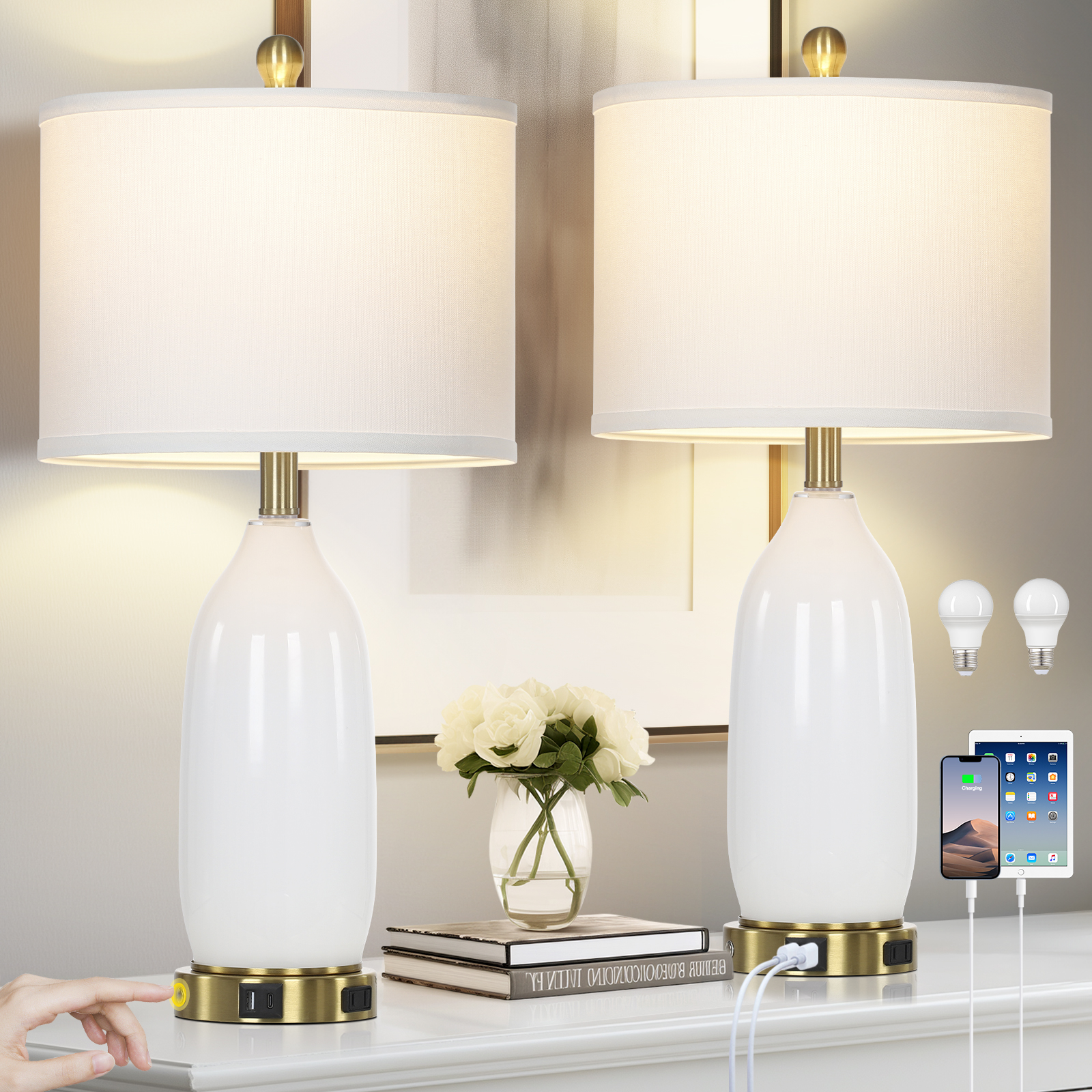 UrFurnishings TD-522 Table-Lamps - View #8