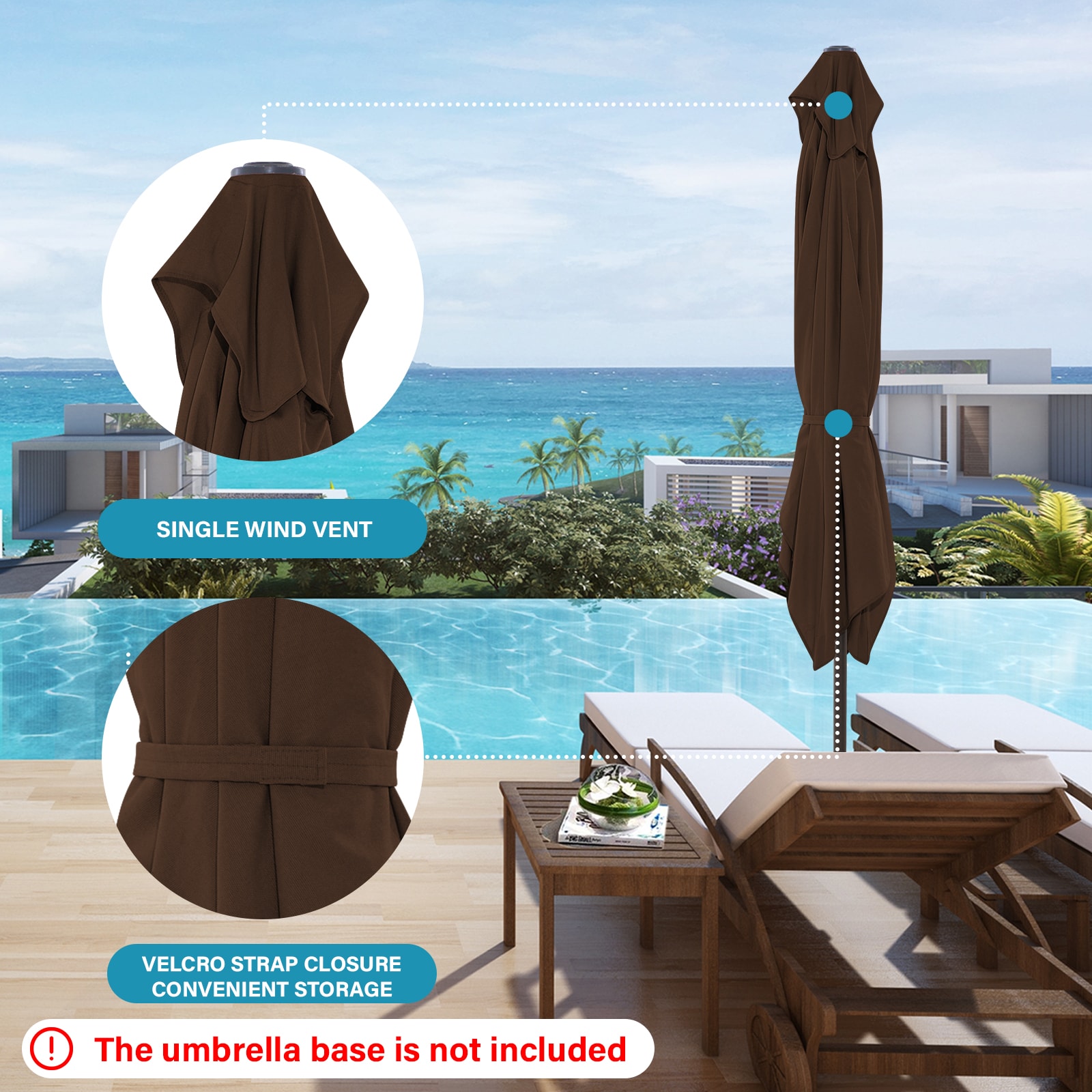 JEAREY JE-QTZZS-6.5X10FT-BR Umbrellas-2 - View #11