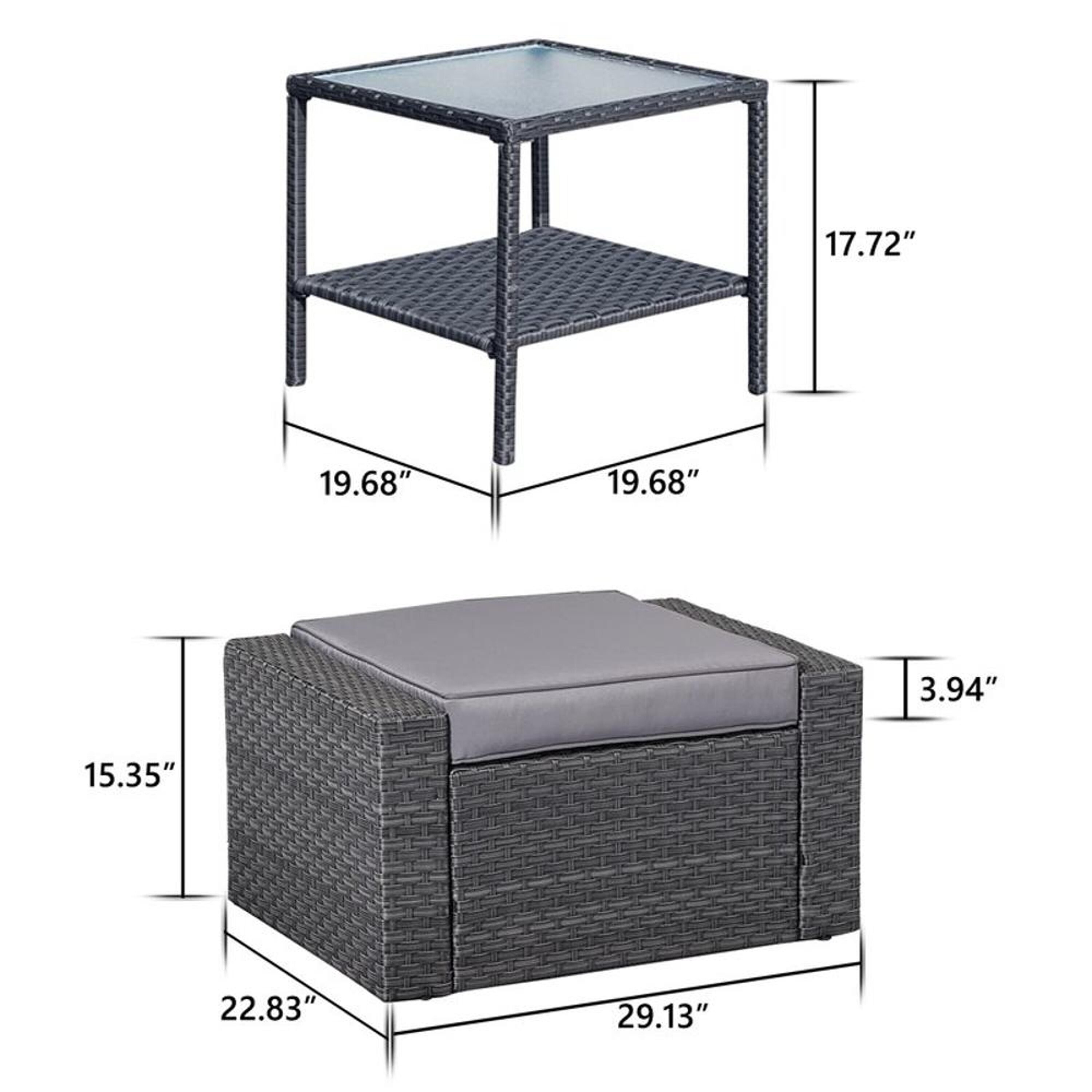 Bayfeve BF-5325HNM Patio-Conversation-Sets - View #8
