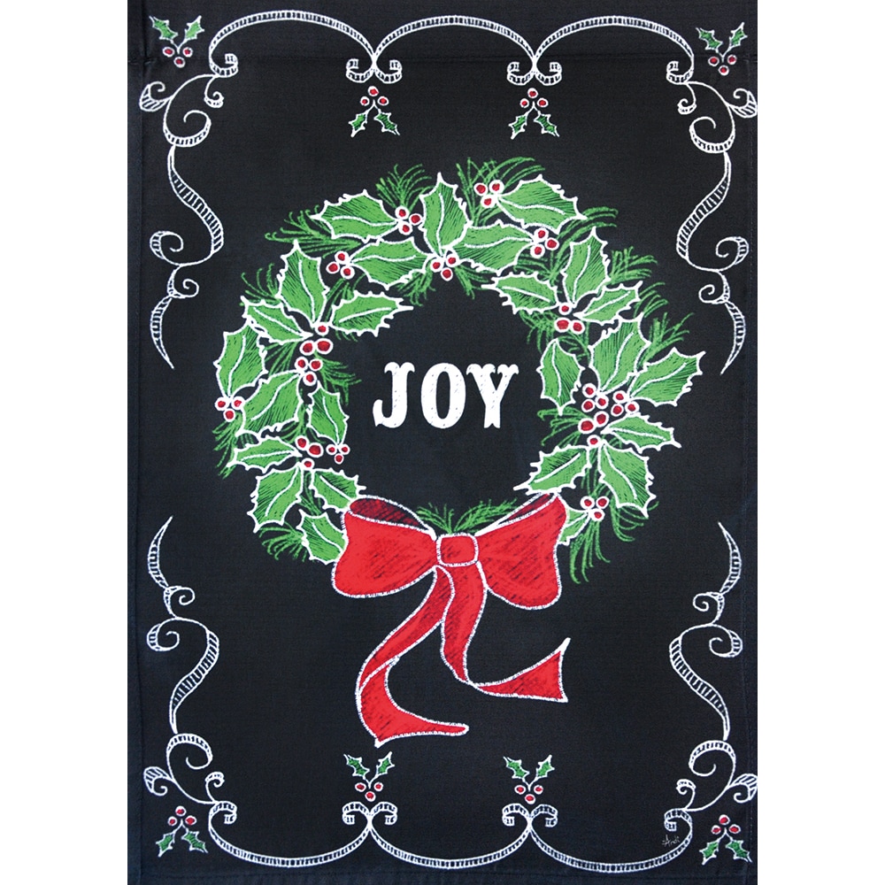 Rain or Shine 10-2968-242 2.33-ft W x 3.33-ft H Christmas House Flag