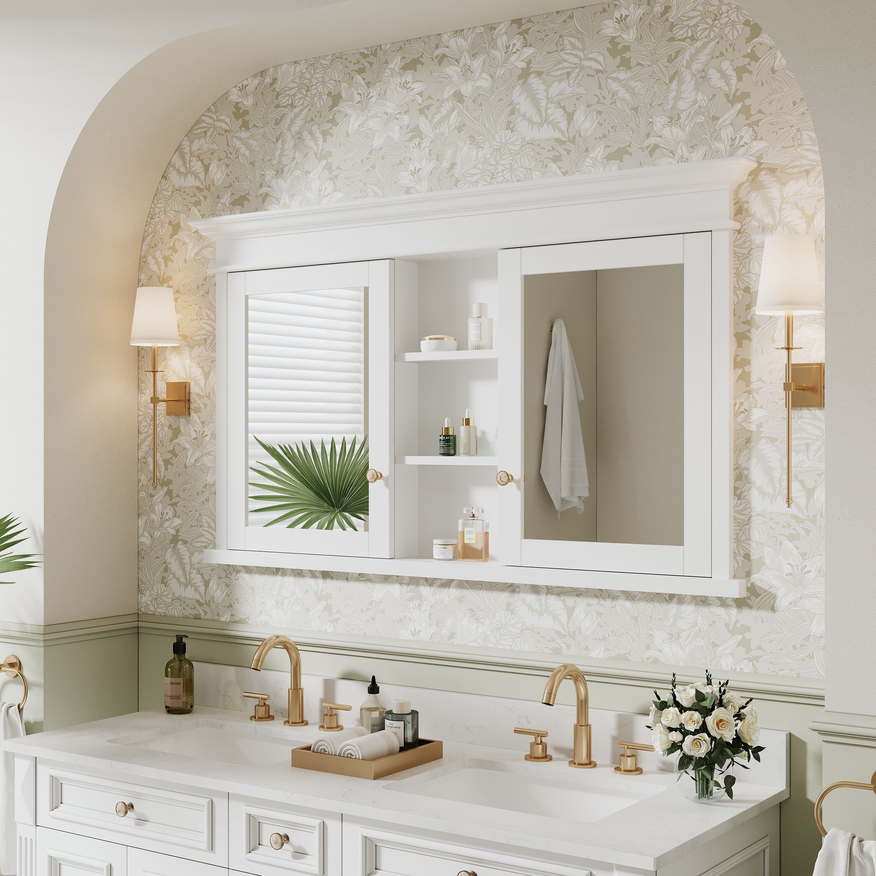CALVON CLDMC5532WT Bathroom-Medicine-Cabinets - View #2