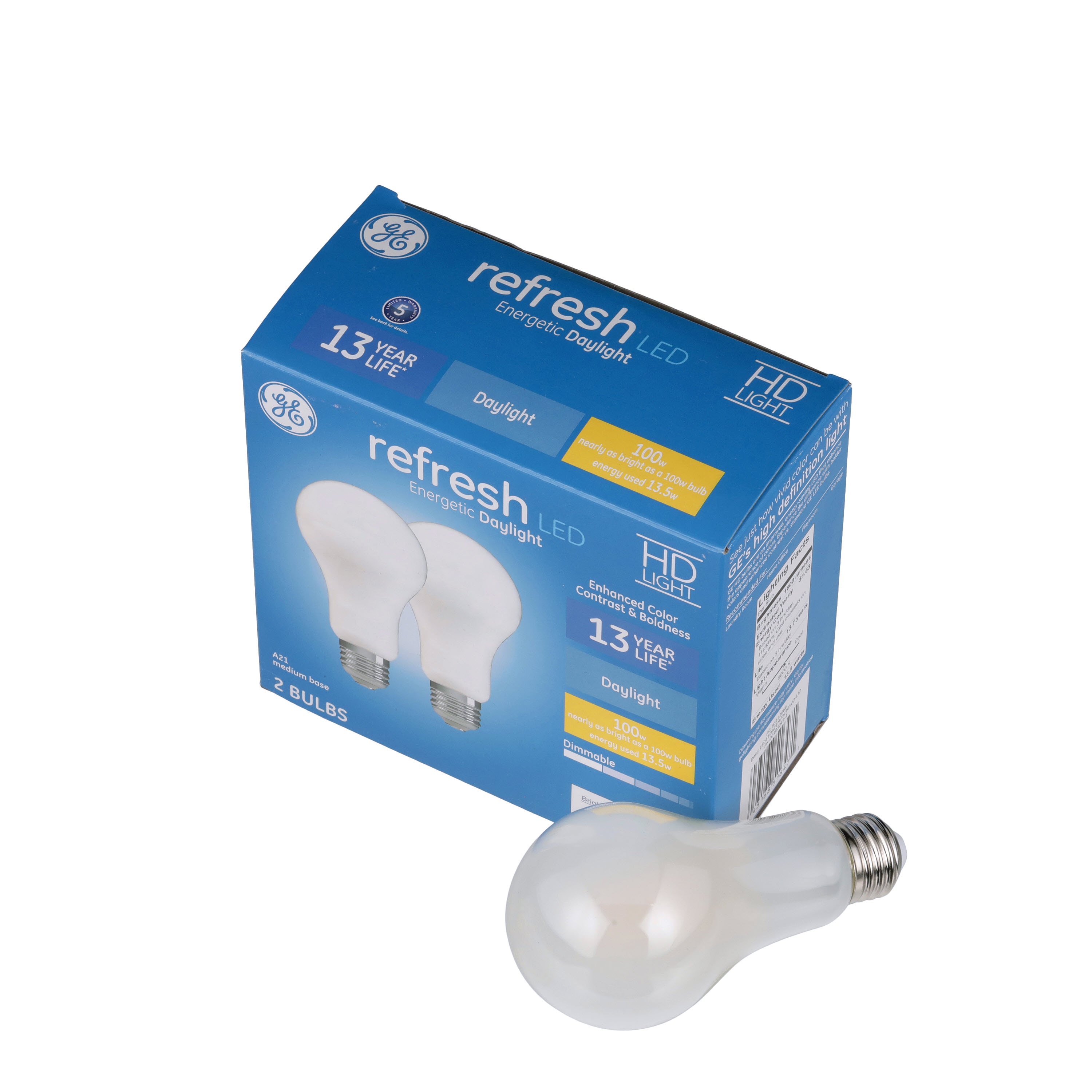 LED Light Bulbs17 Watt A21 4000kDimmable1600 Lumens10 pack 