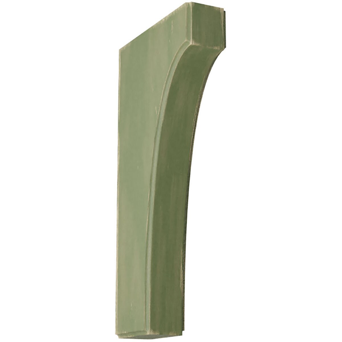 Ekena Millwork BKTWD02X06X12CVGR Clarksville 1-3/4-in x 6-in x 12-in Rubberwood Green Wood Standard Bracket