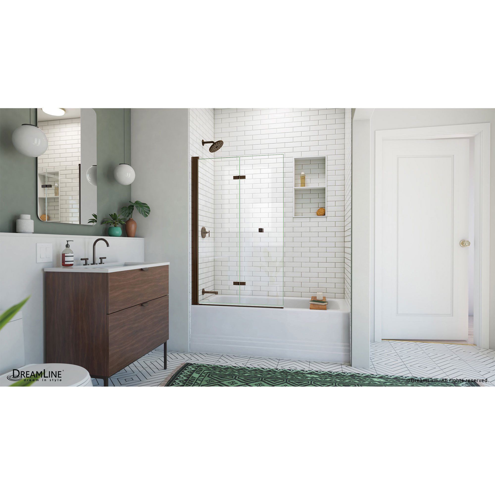 DreamLine SD-363658Q-06 Bathtub-Doors - View #7