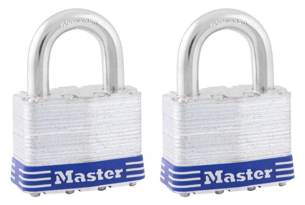 Pack of 2 MASTER LOCK EXCELL M115DLF PADLOCK LEVEL 8 NEW 48mm with 4 keys 