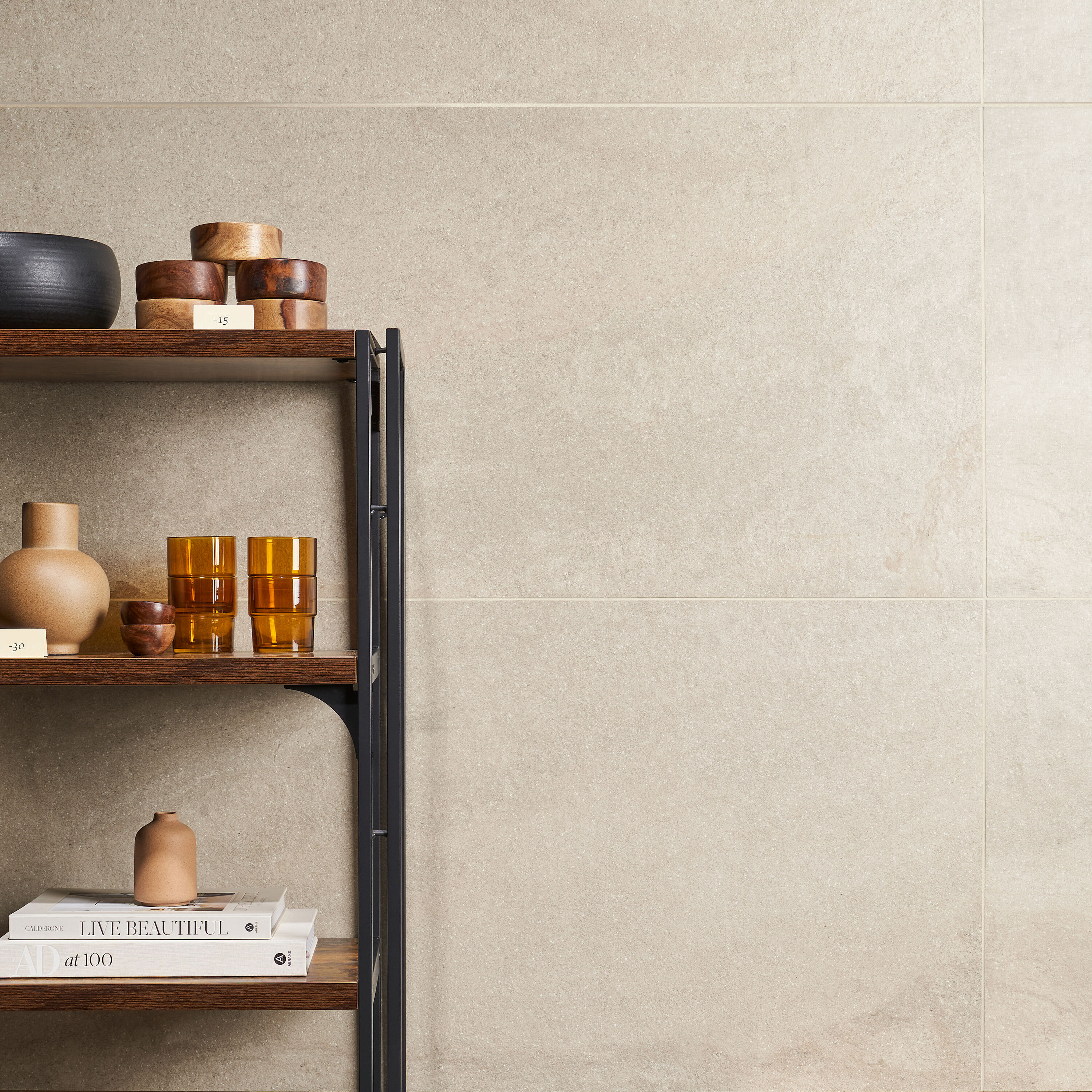 Large Format Beige Matte Porcelain Floor and Wall Tile