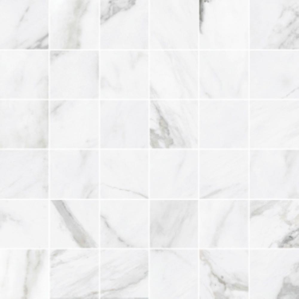 Splash Mosaic Tile SPUFSTUP101-13M Sorrento 5-Pack Statuary 13-in x 13-in Matte Porcelain Uniform Squares Floor and Wall Tile