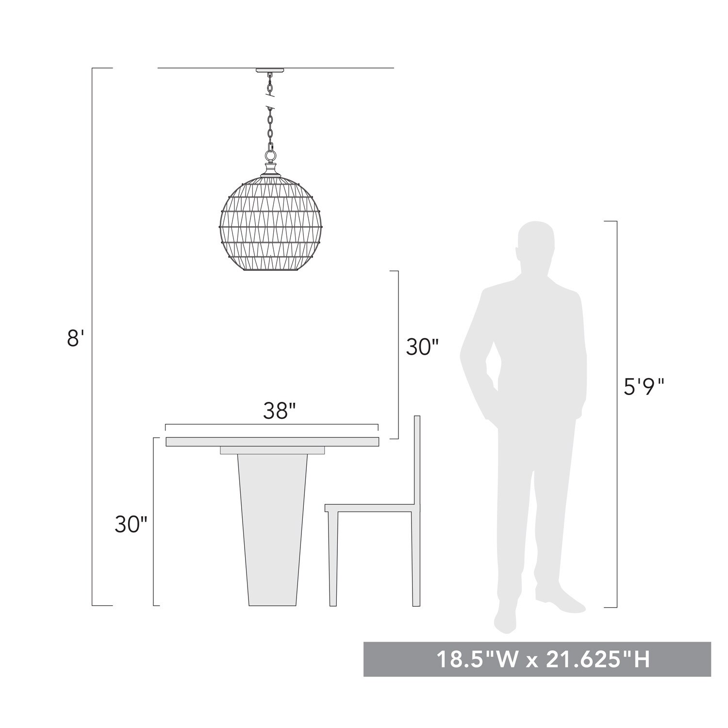 Golden Lighting 6933-3P BLK-NR Pendant-Lights - View #6