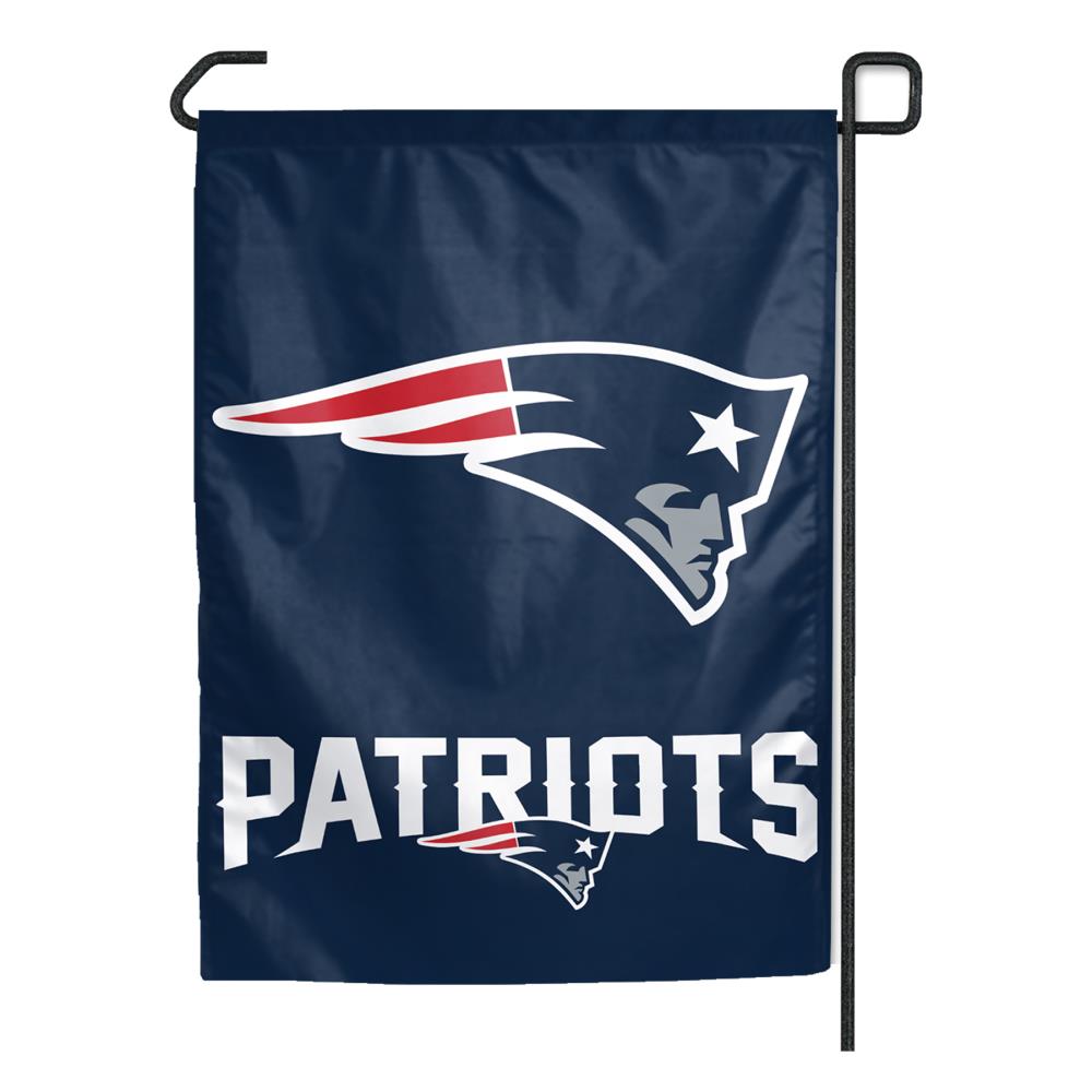 Wincraft New England Patriots 2 Sided NFL Double Logo Garden Flag