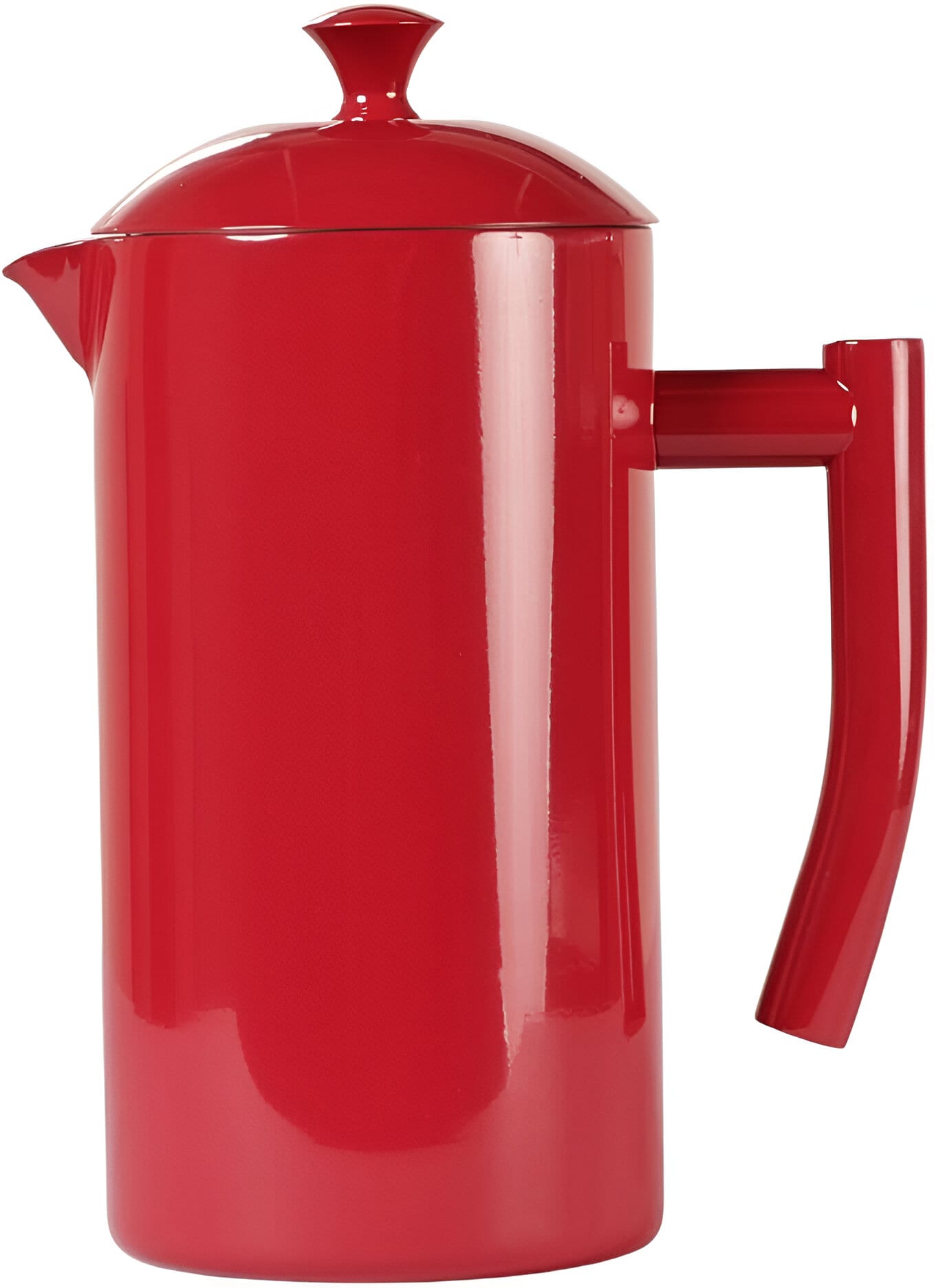 Stainless Steel 34 Ounce French Press Red