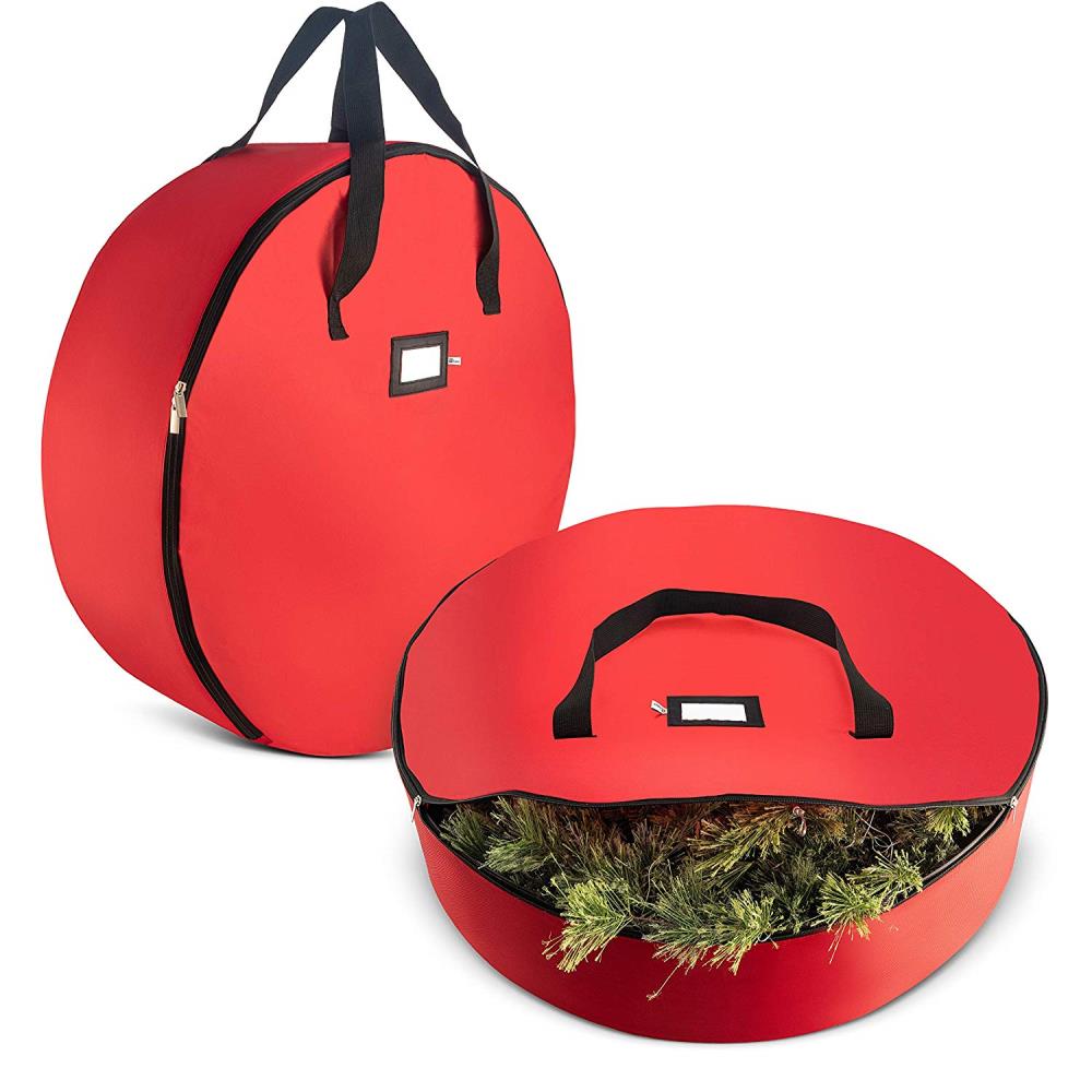 OSTO OCDP-101-R 30-in x 8-in Polyester Wreath Storage Container